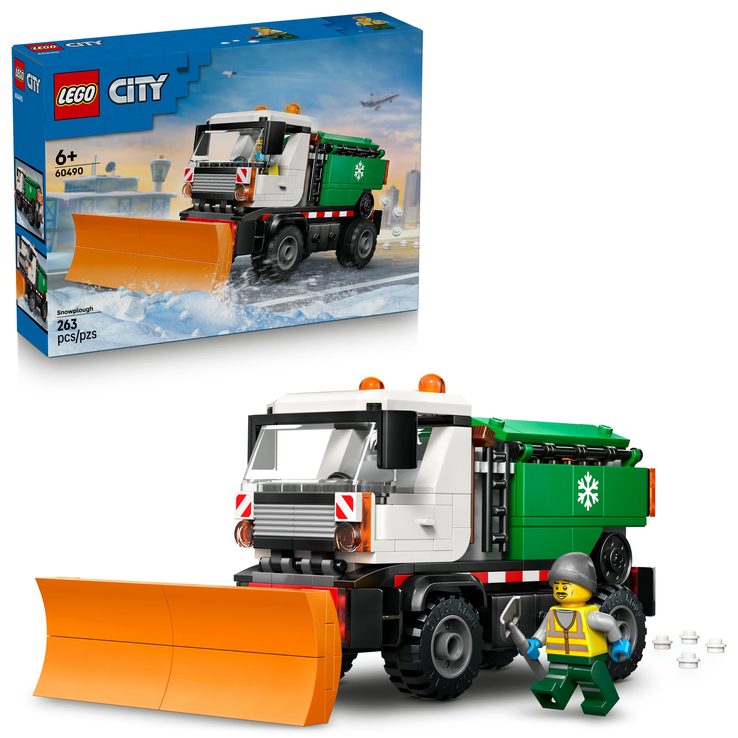LEGO City 60490 Schneepflug