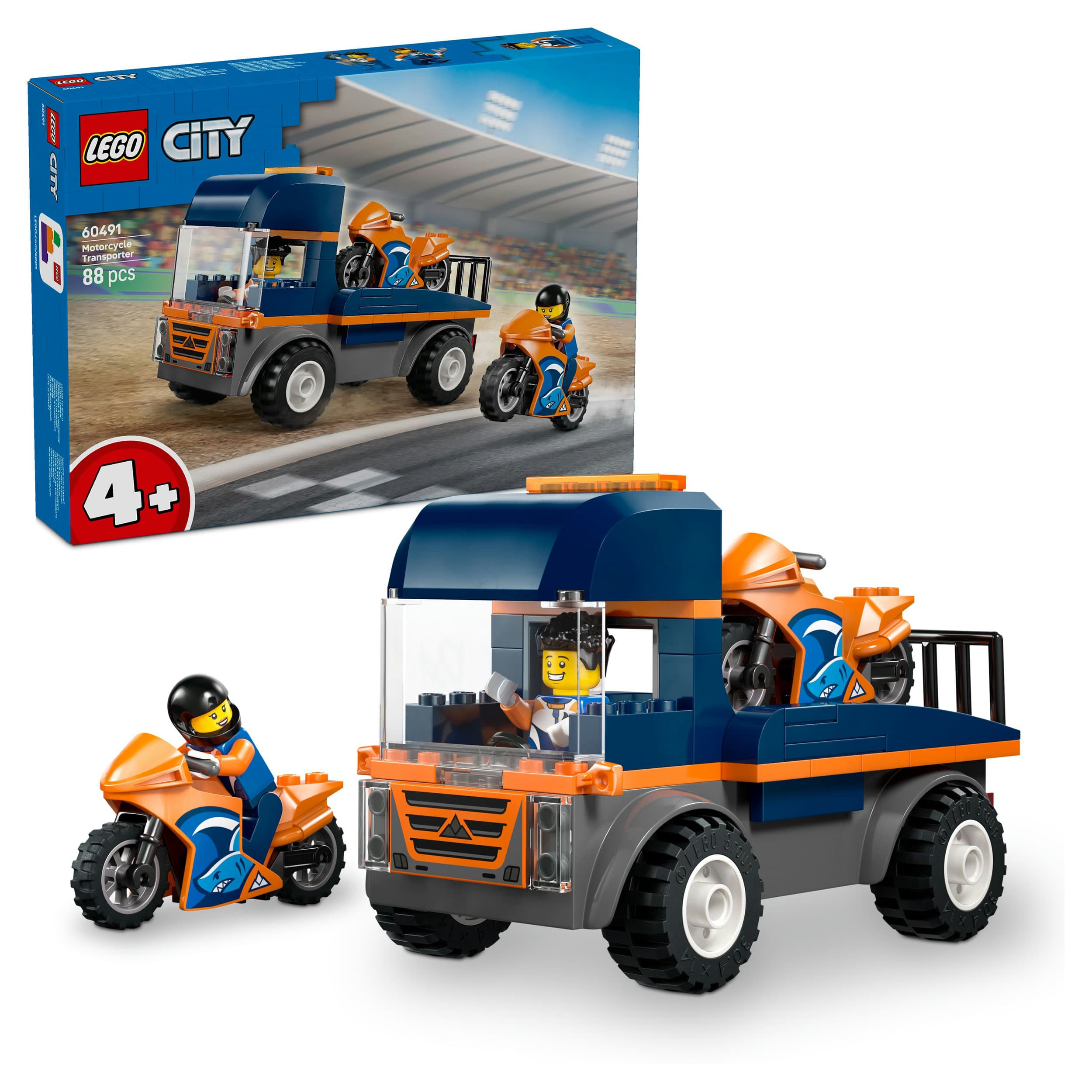 LEGO City 60491 Motorradtransporter
