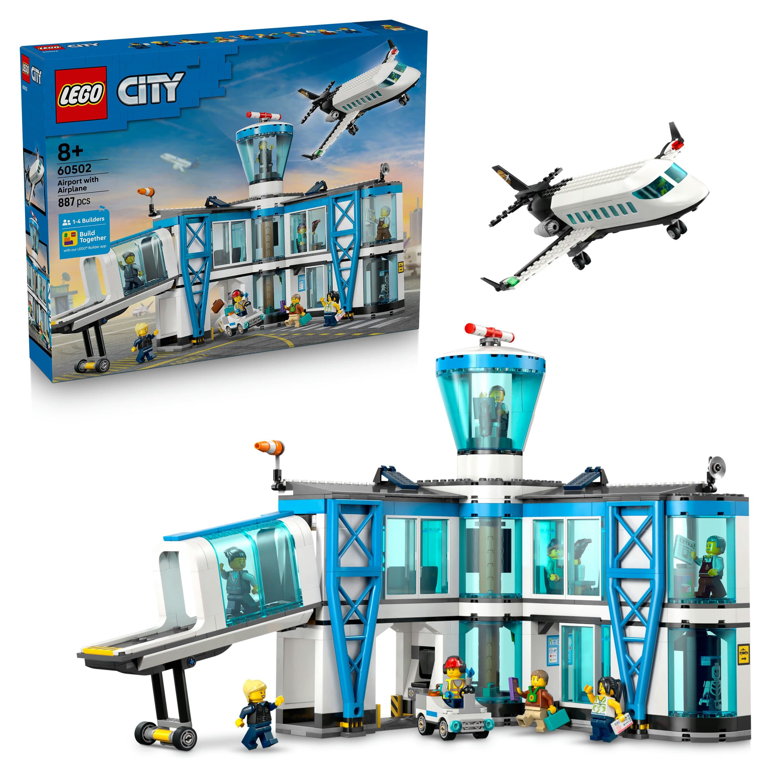 LEGO City 60502 Flughafen mit Flugzeug