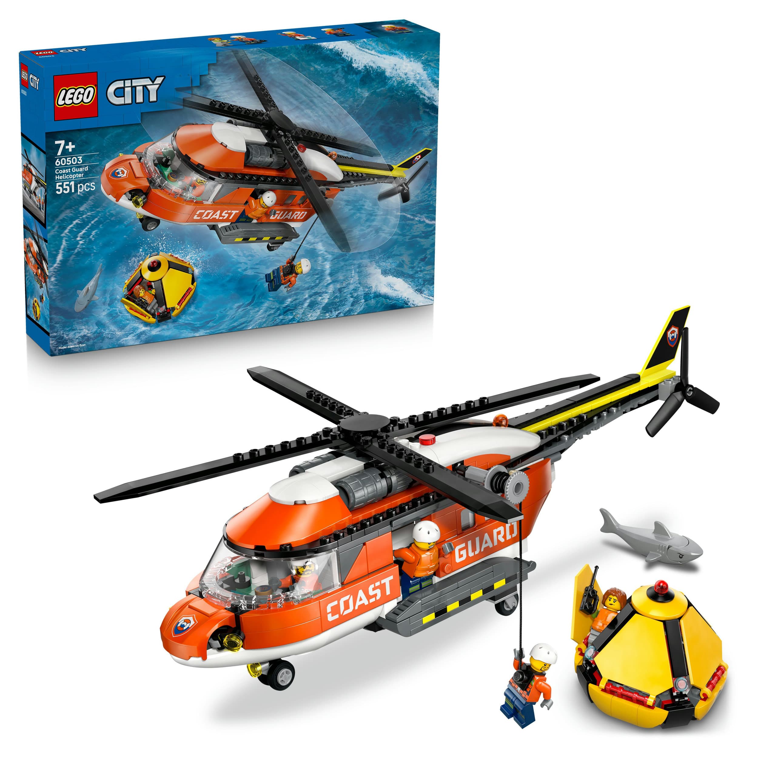 LEGO City 60503 Hubschrauber der Küstenwache