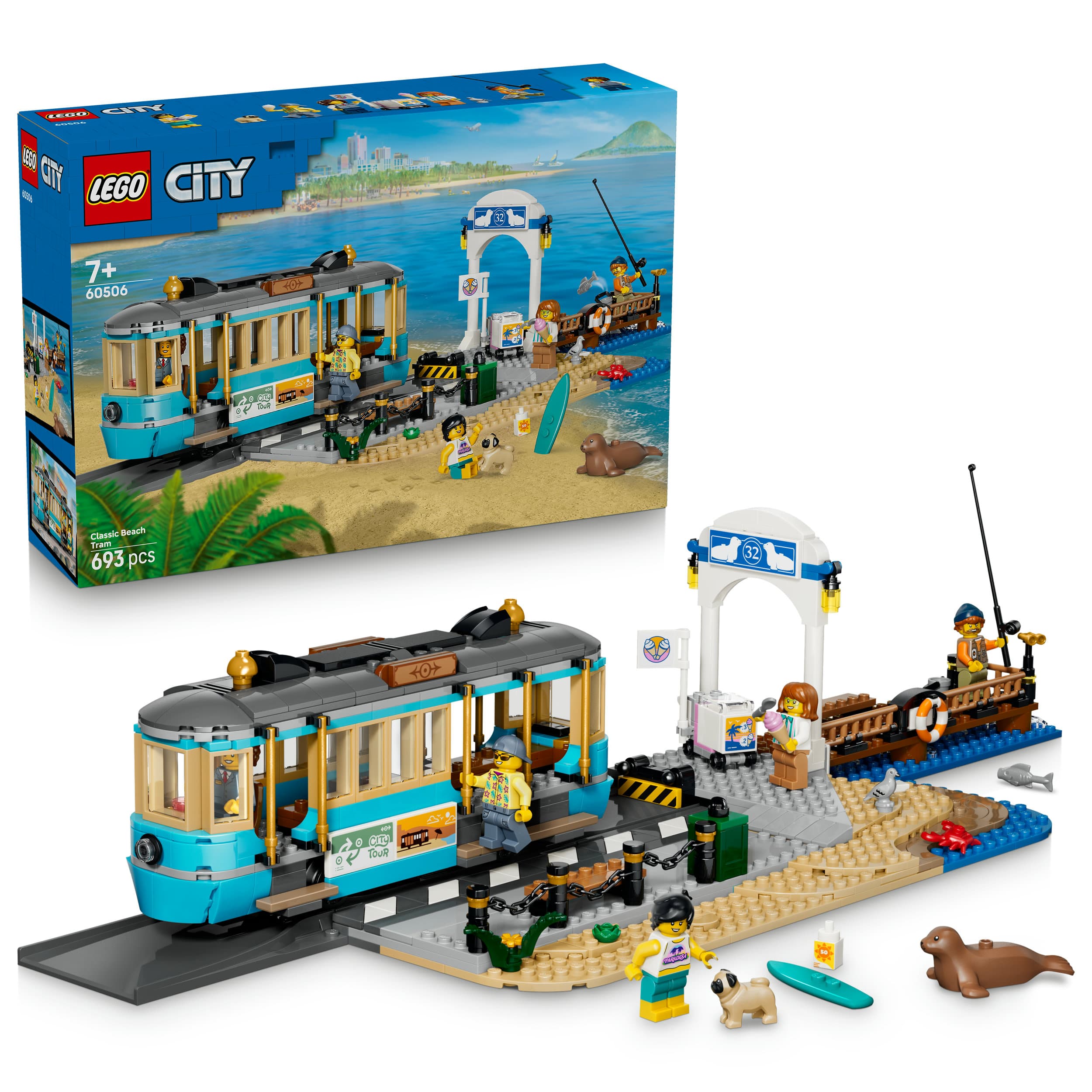 LEGO City 60506 Klassische Strandstraßenbahn 