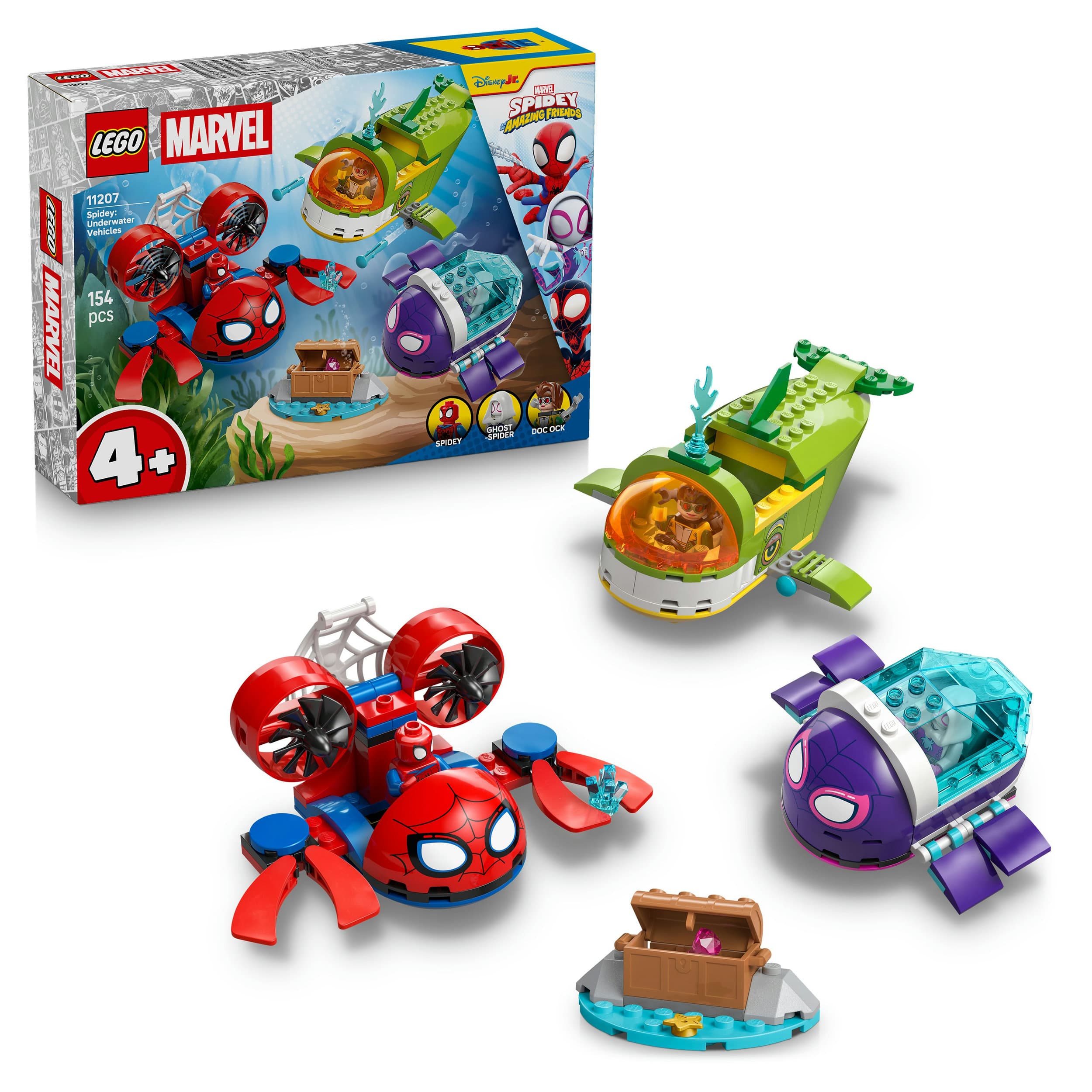LEGO Marvel 11207 Spidey und seine Super-Freunde Spidey: Unterwasserfahrzeuge