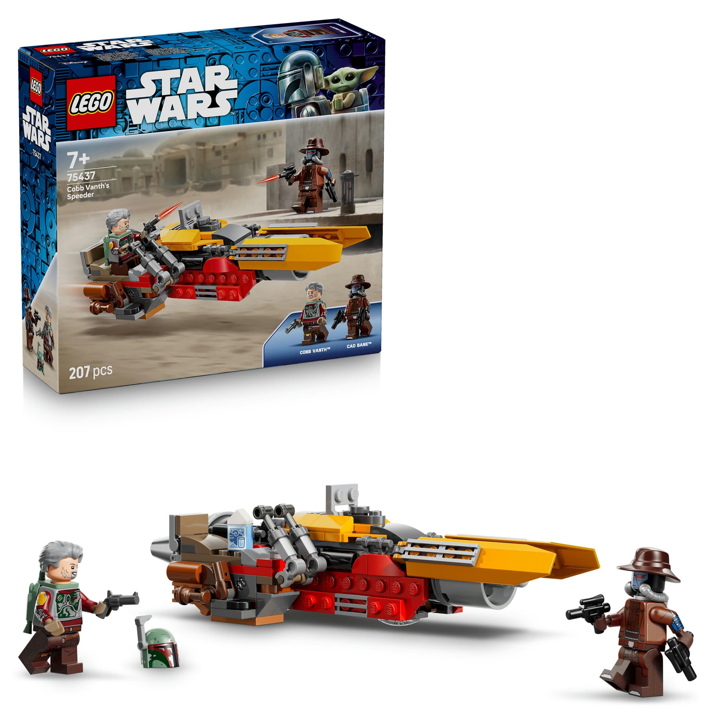 LEGO Star Wars 75437 Cobb Vanths Speeder, Bauset mit Spielzeug-Speeder