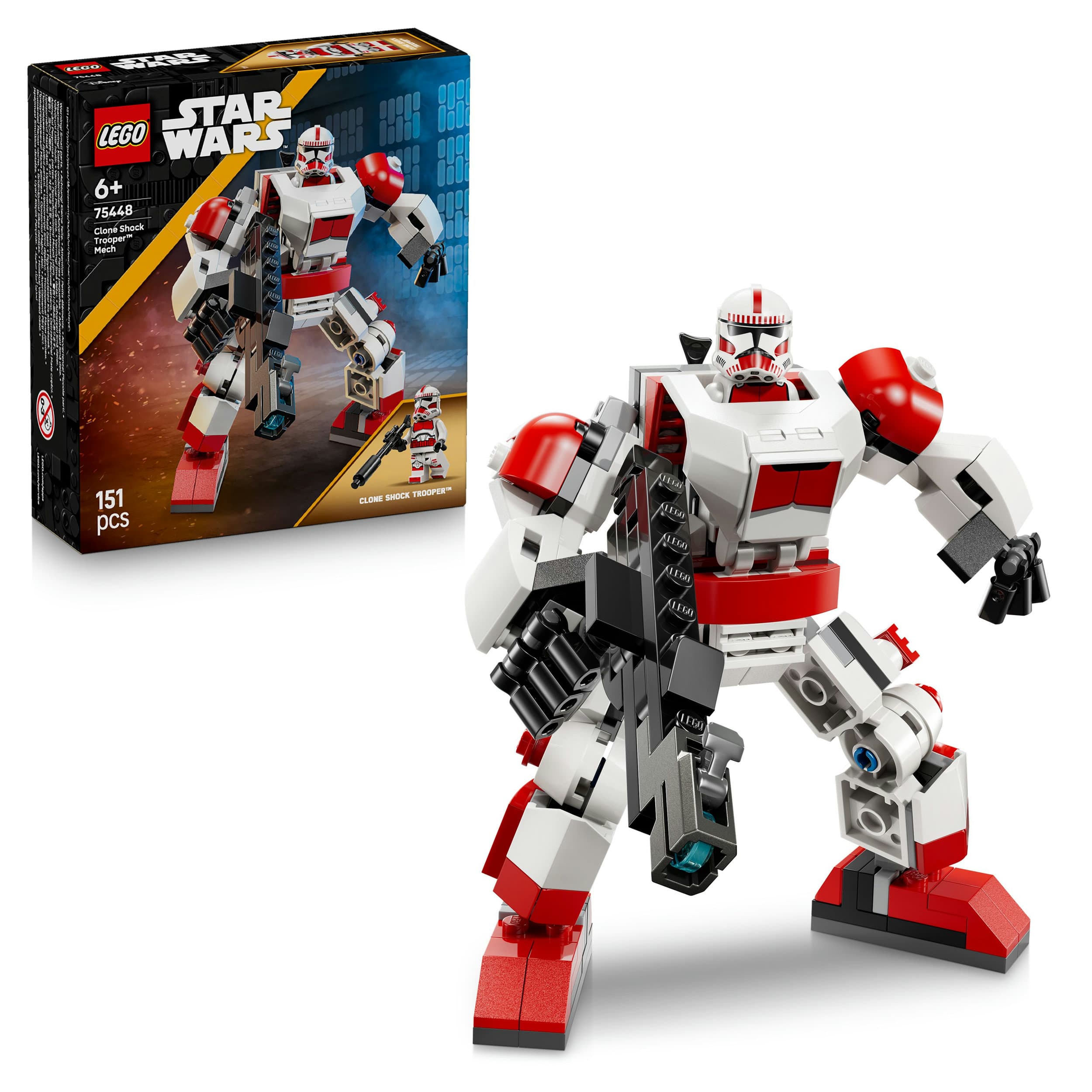 LEGO Star Wars 75448 Klon-Schocktruppen Mech, Spielzeug für Kinder ab 6