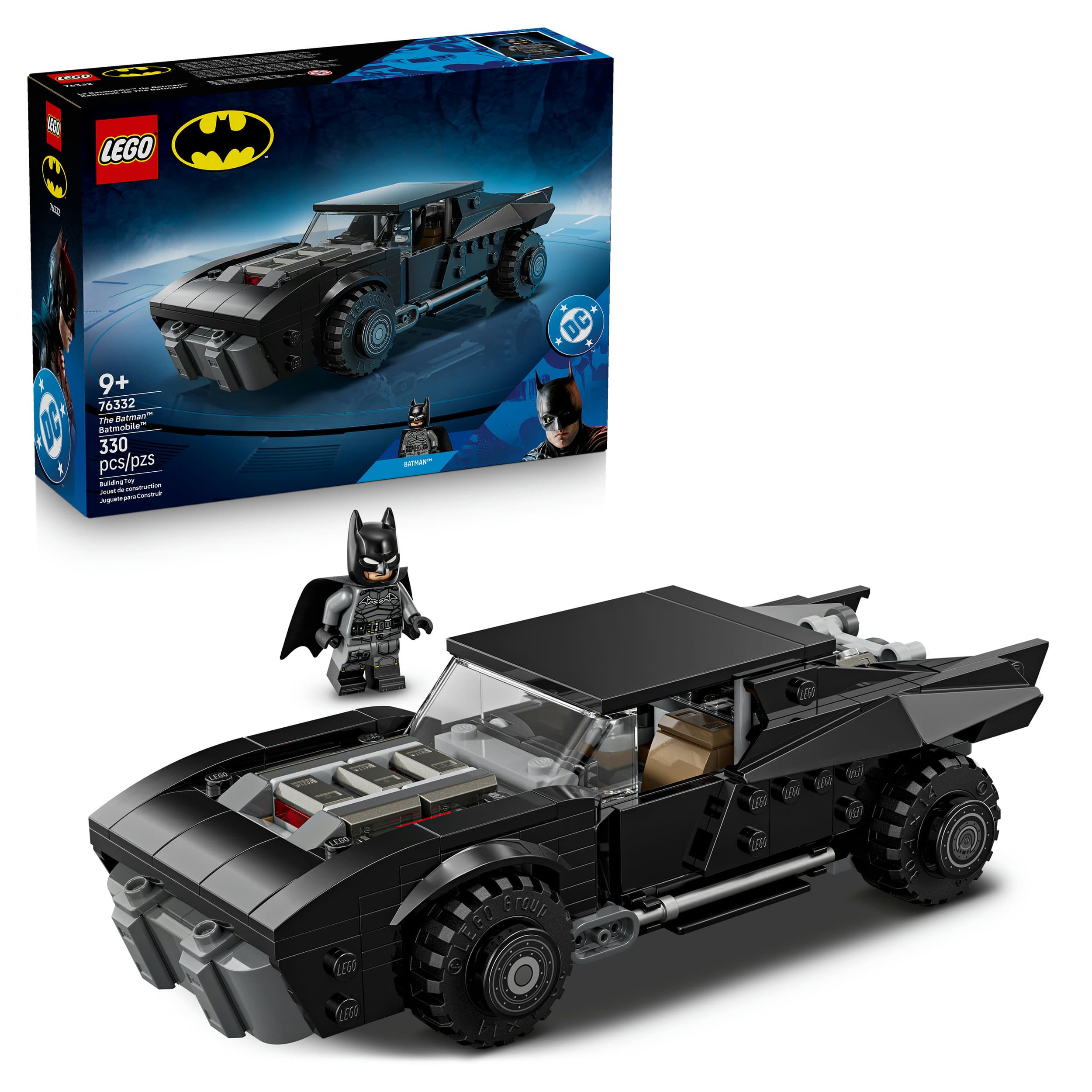 LEGO DC The Batman Batmobil Auto Spielzeug mit einer Minifigur 76332