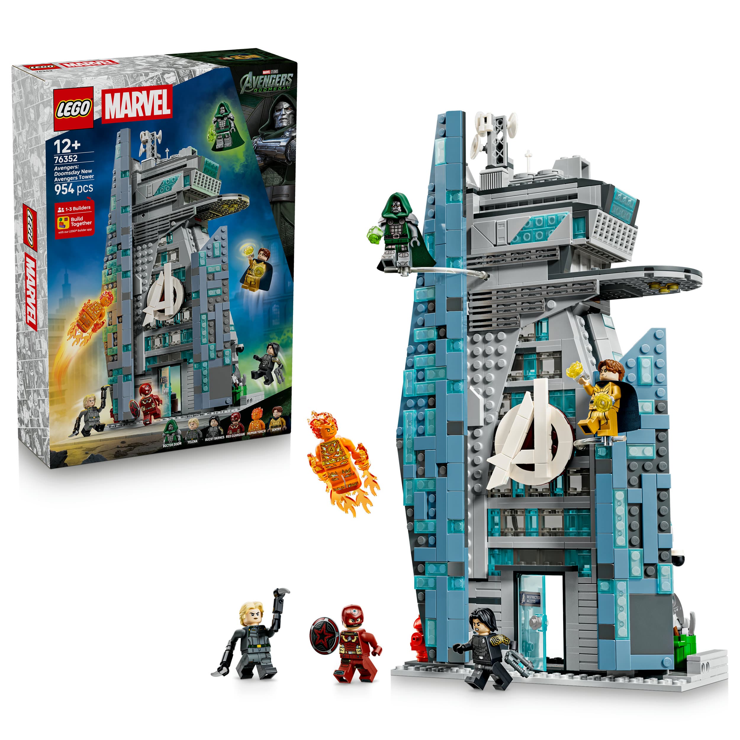 LEGO Marvel Avengers: Doomsday Neuer Avengers Tower Modellbausatz 76352