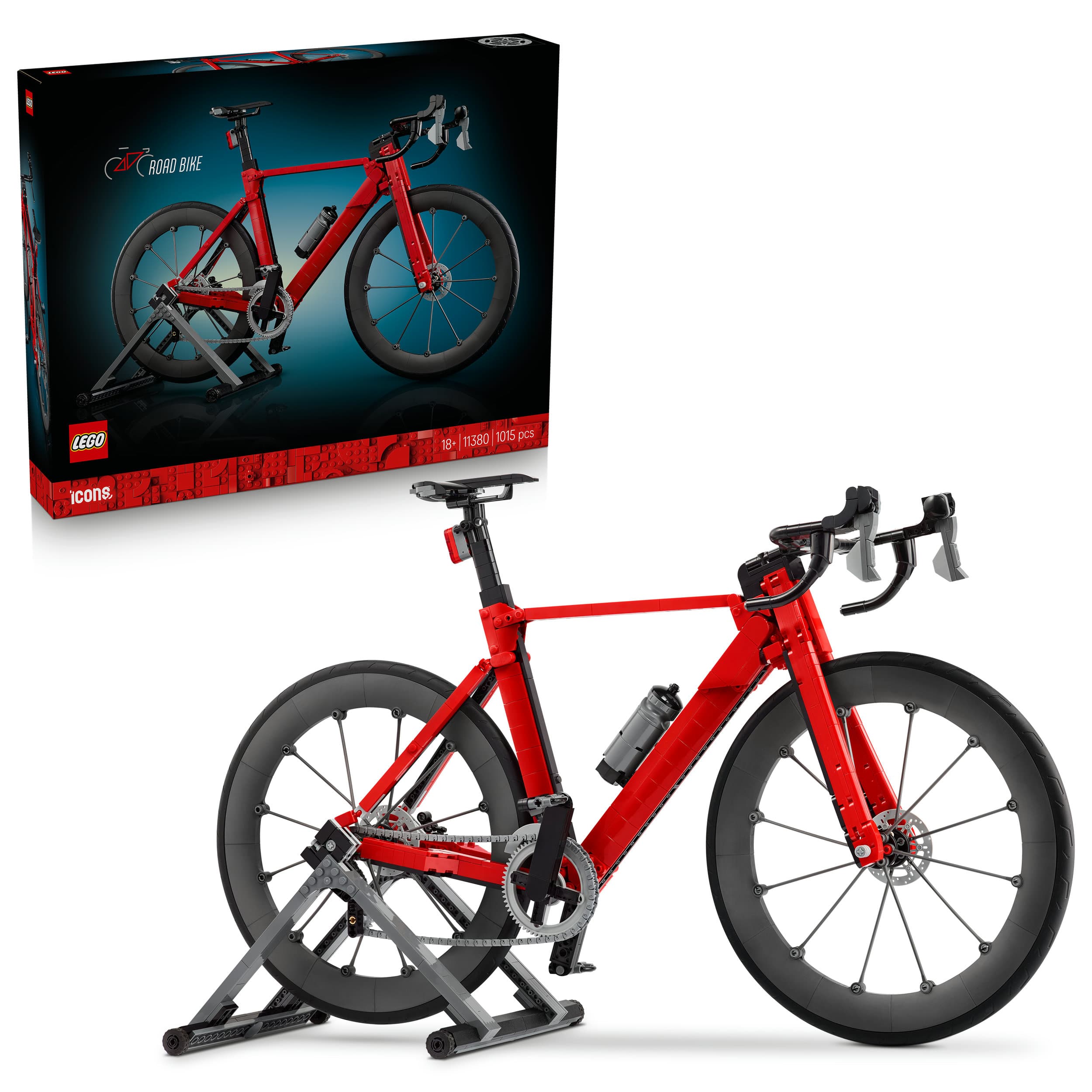 LEGO Icons 11380 Rennrad, Modellbau für Männer und Frauen, Geschenkidee
