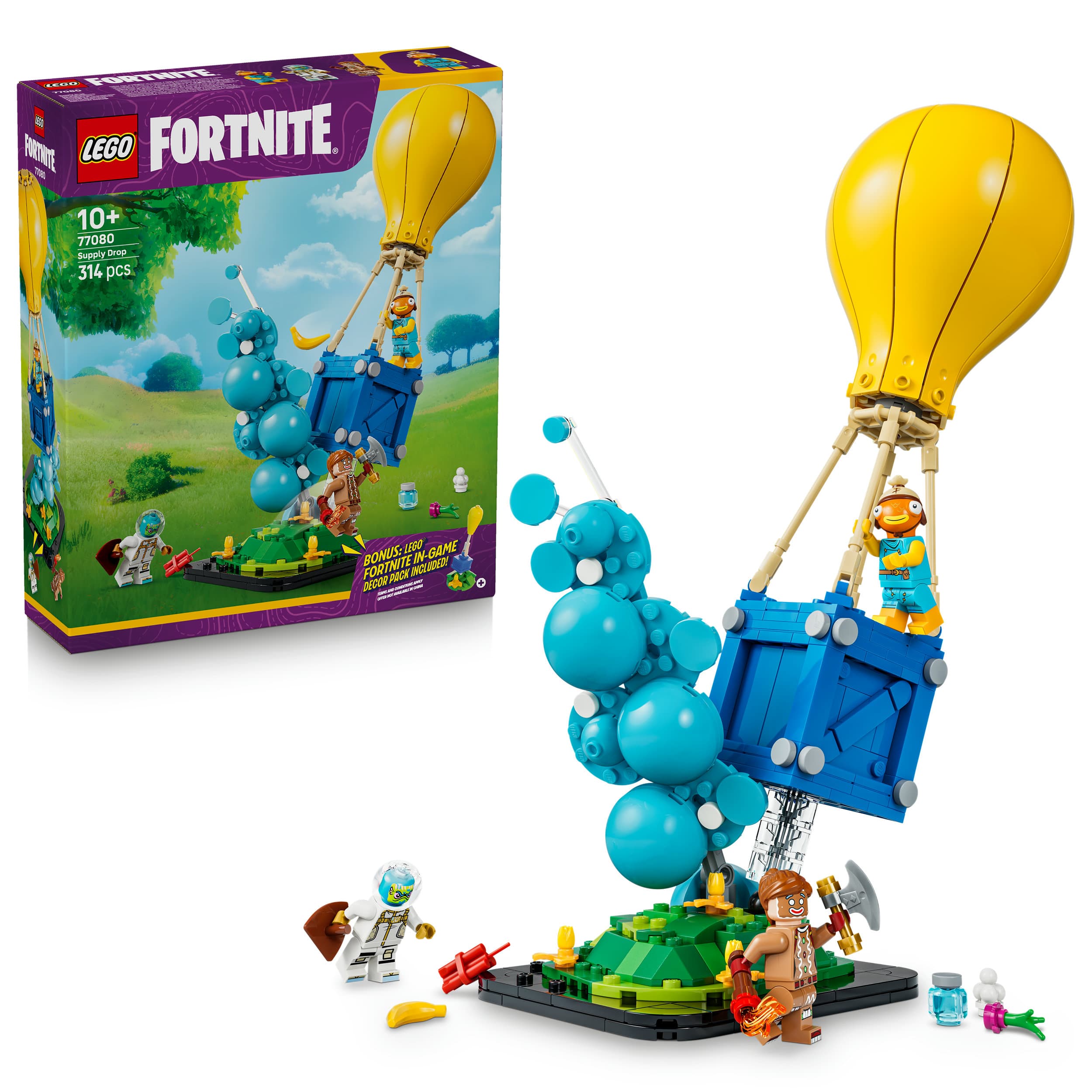 LEGO Fortnite 77080 Vorratslieferung, Spielzeug für Gamer