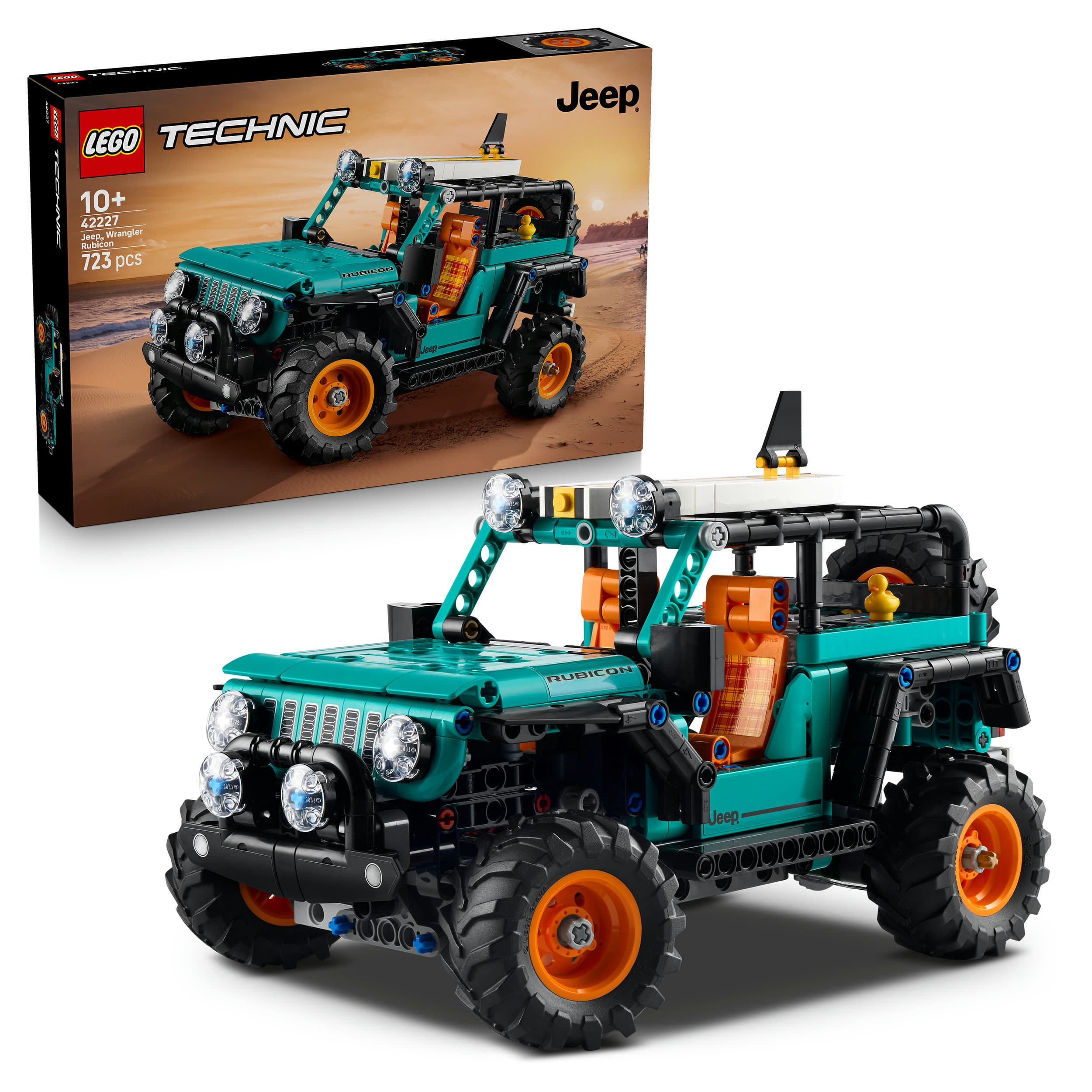LEGO Technic 42227 Jeep Wrangler Rubicon Geländewagen, Spielzeug ab 10