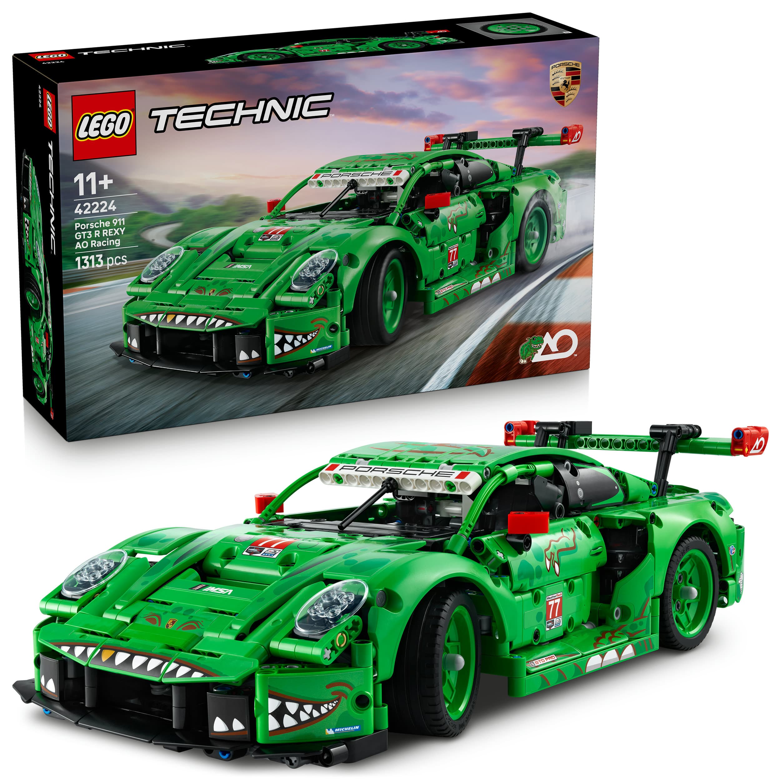 LEGO Technic 42224 Porsche 911 GT3 R REXY AO Racing Rennwagen