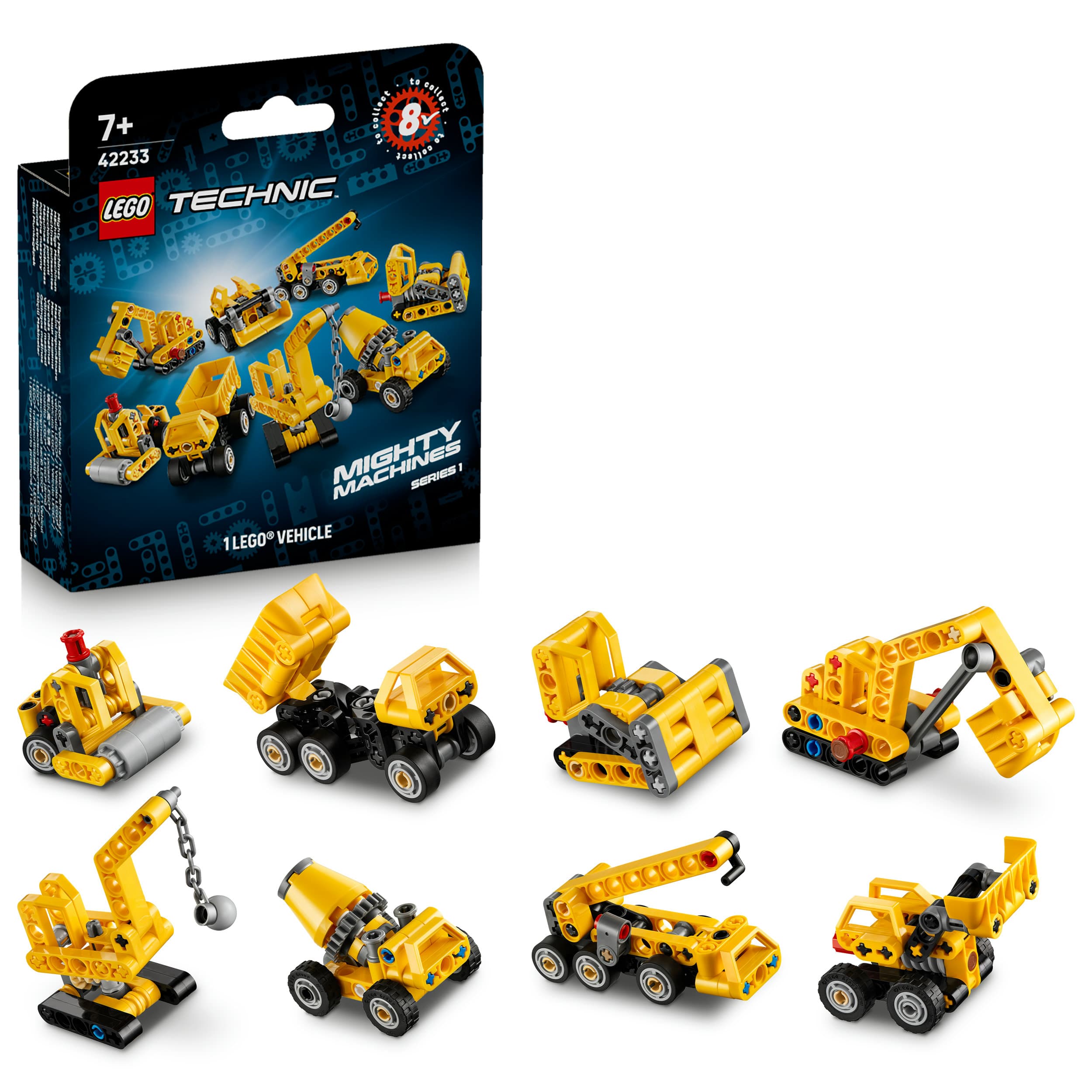 LEGO Technic Mächtige Maschinen Baufahrzeug Überraschungsbox 42233