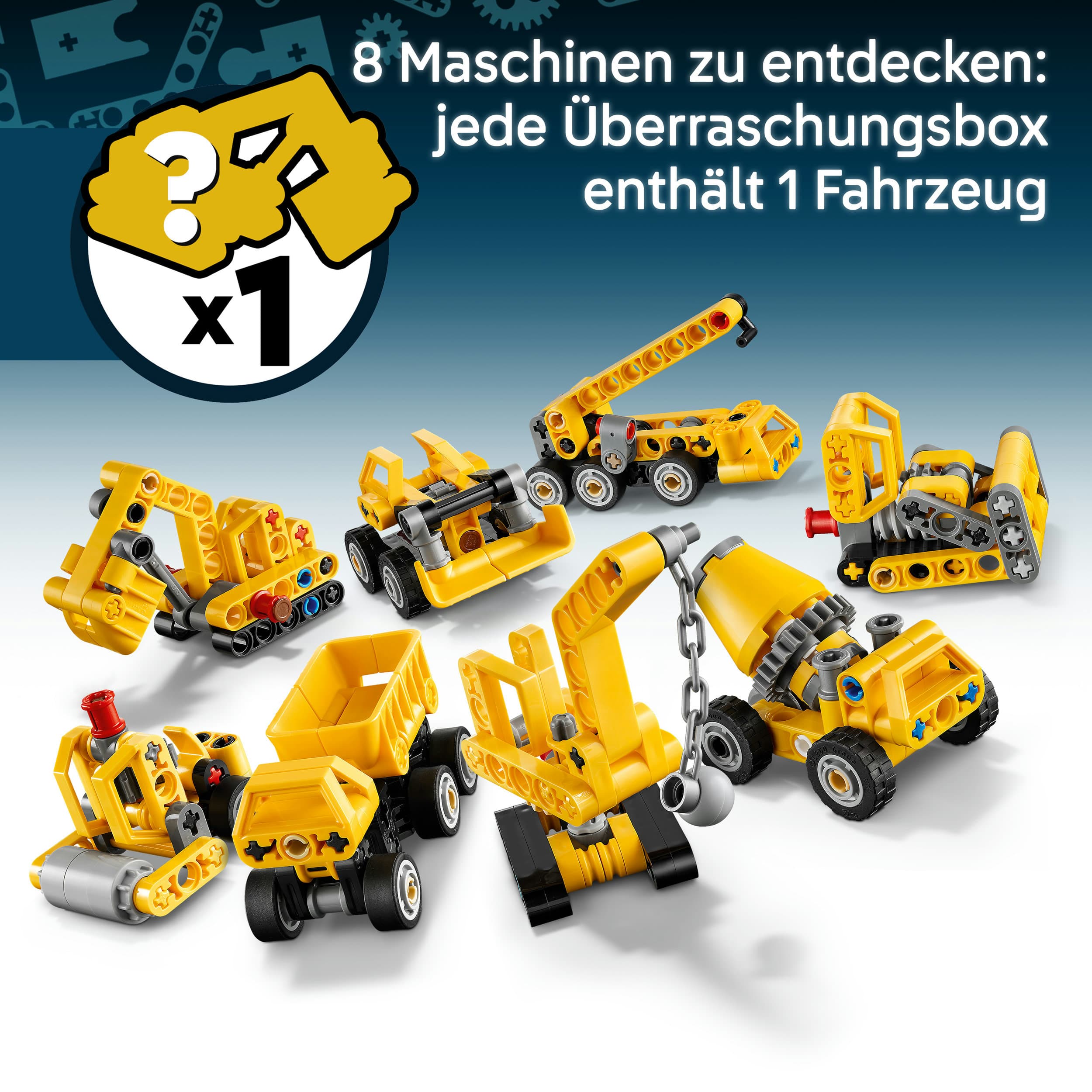 LEGO Technic Mächtige Maschinen Baufahrzeug Überraschungsbox 42233