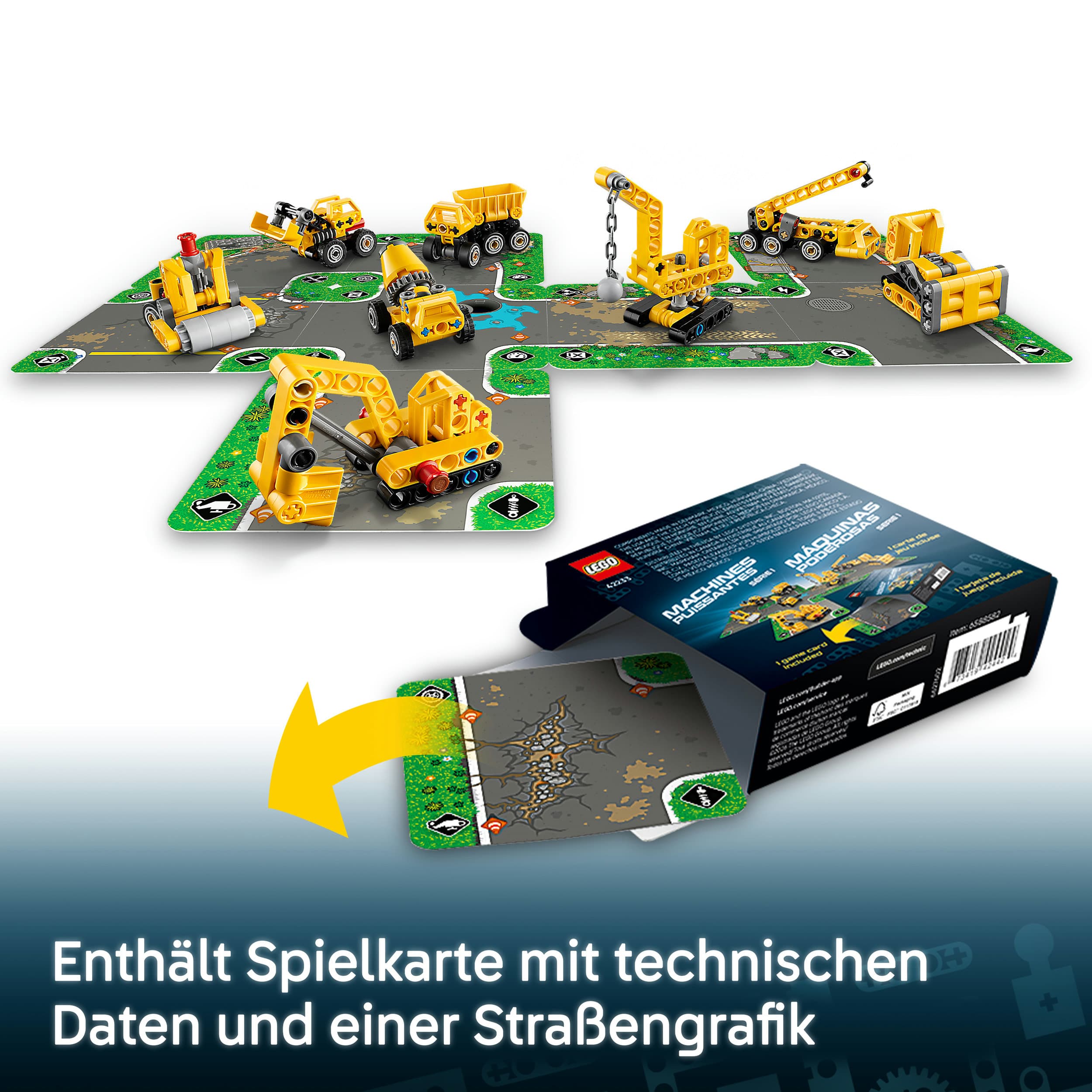 LEGO Technic Mächtige Maschinen Baufahrzeug Überraschungsbox 42233
