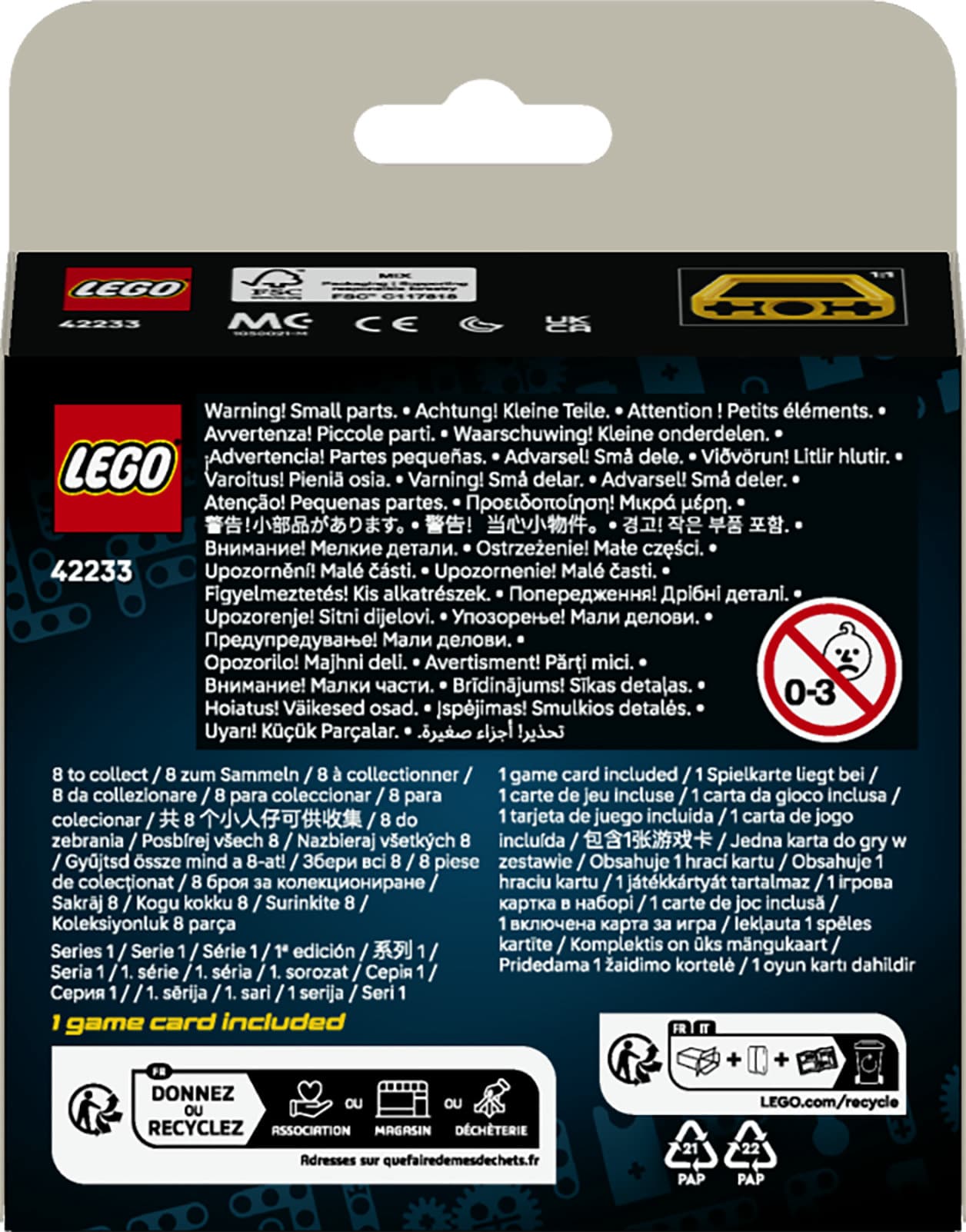 LEGO Technic Mächtige Maschinen Baufahrzeug Überraschungsbox 42233