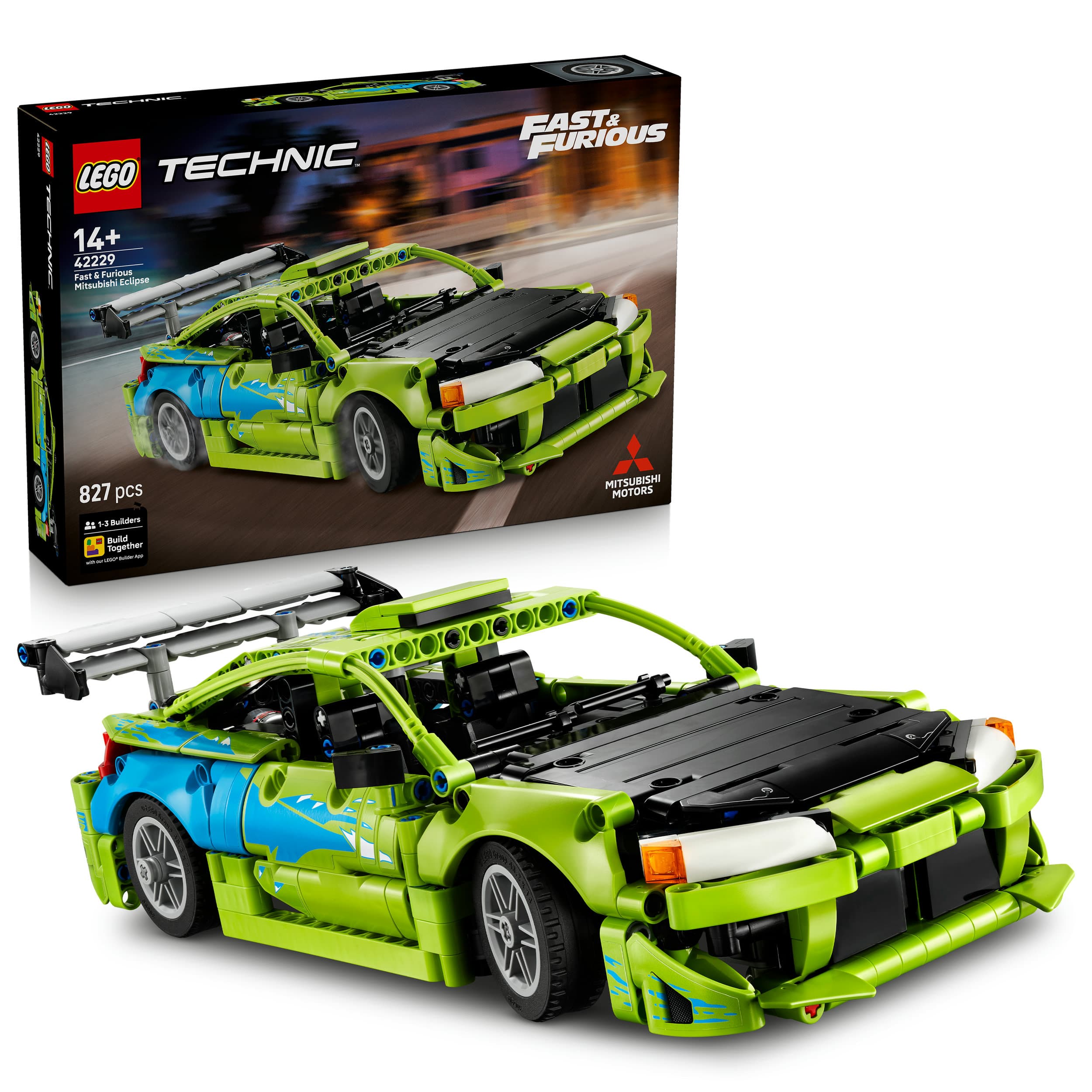 LEGO Technic 42229 Fast and Furious Mitsubishi Eclipse Auto, Modellbau