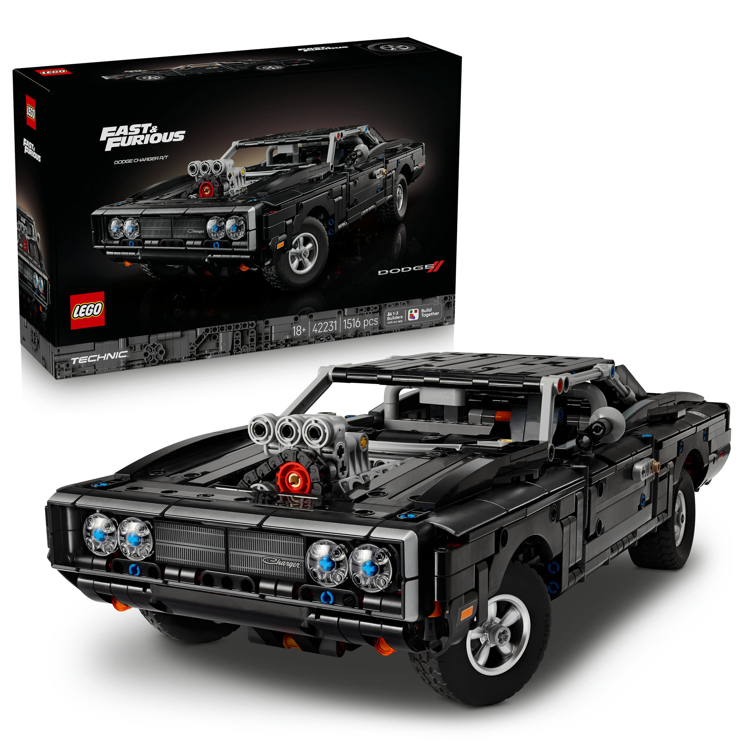 LEGO Technic 42231 Fast and Furious Dodge Charger R/T Auto, Modellbau