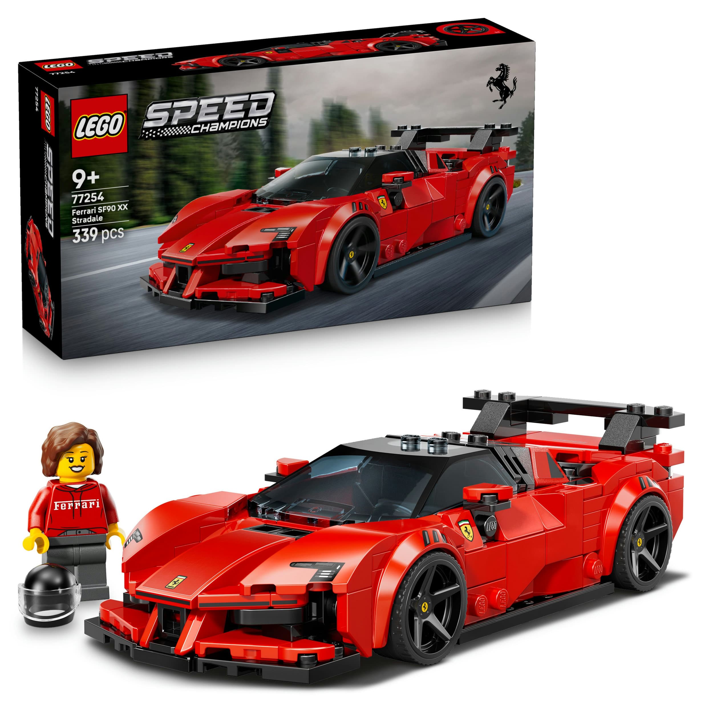 LEGO 77254 Speed Champions Ferrari SF90 XX Stradale Sportwagen, Bauset