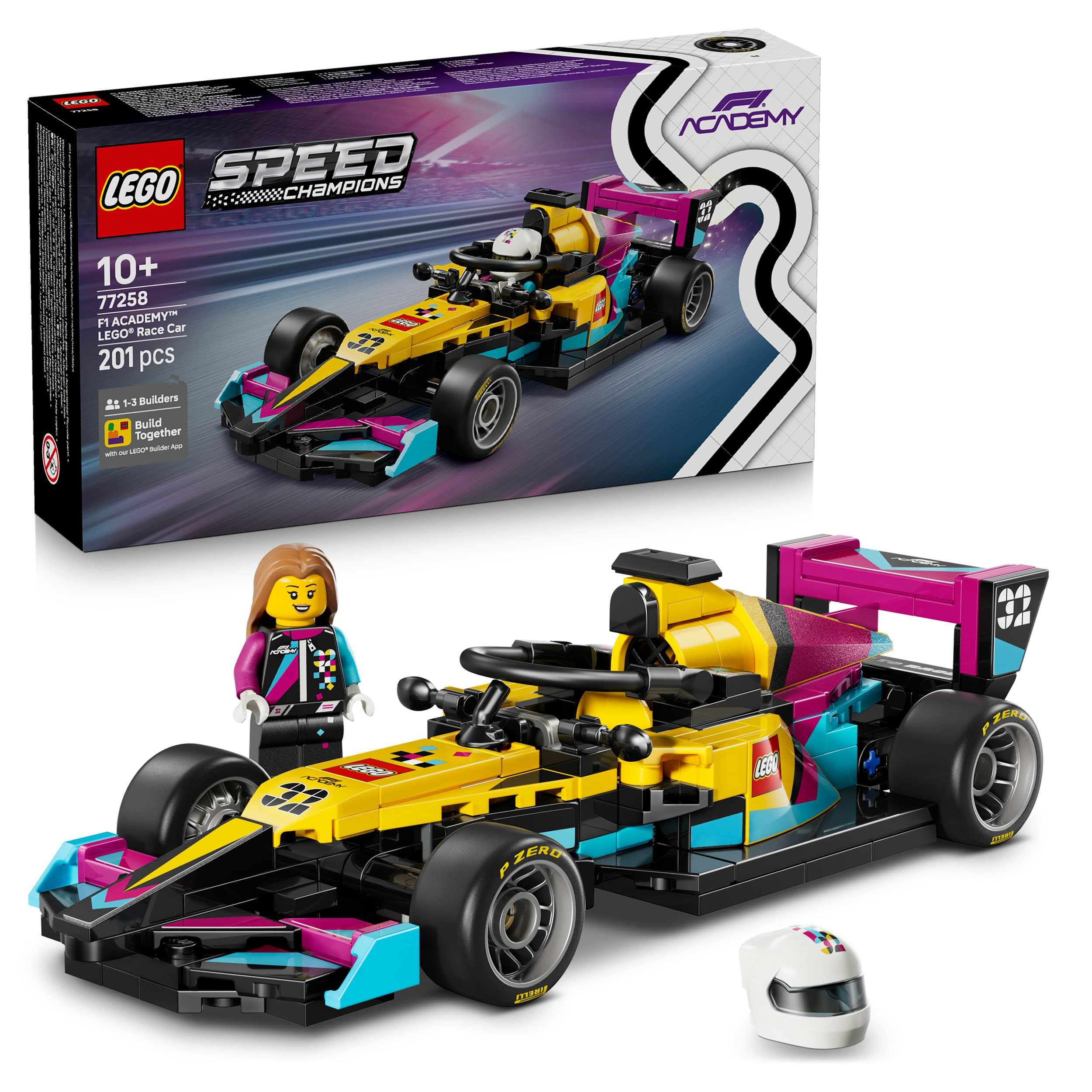 LEGO Speed Champions 77258 F1 ACADEMY LEGO Rennwagen, Modellauto