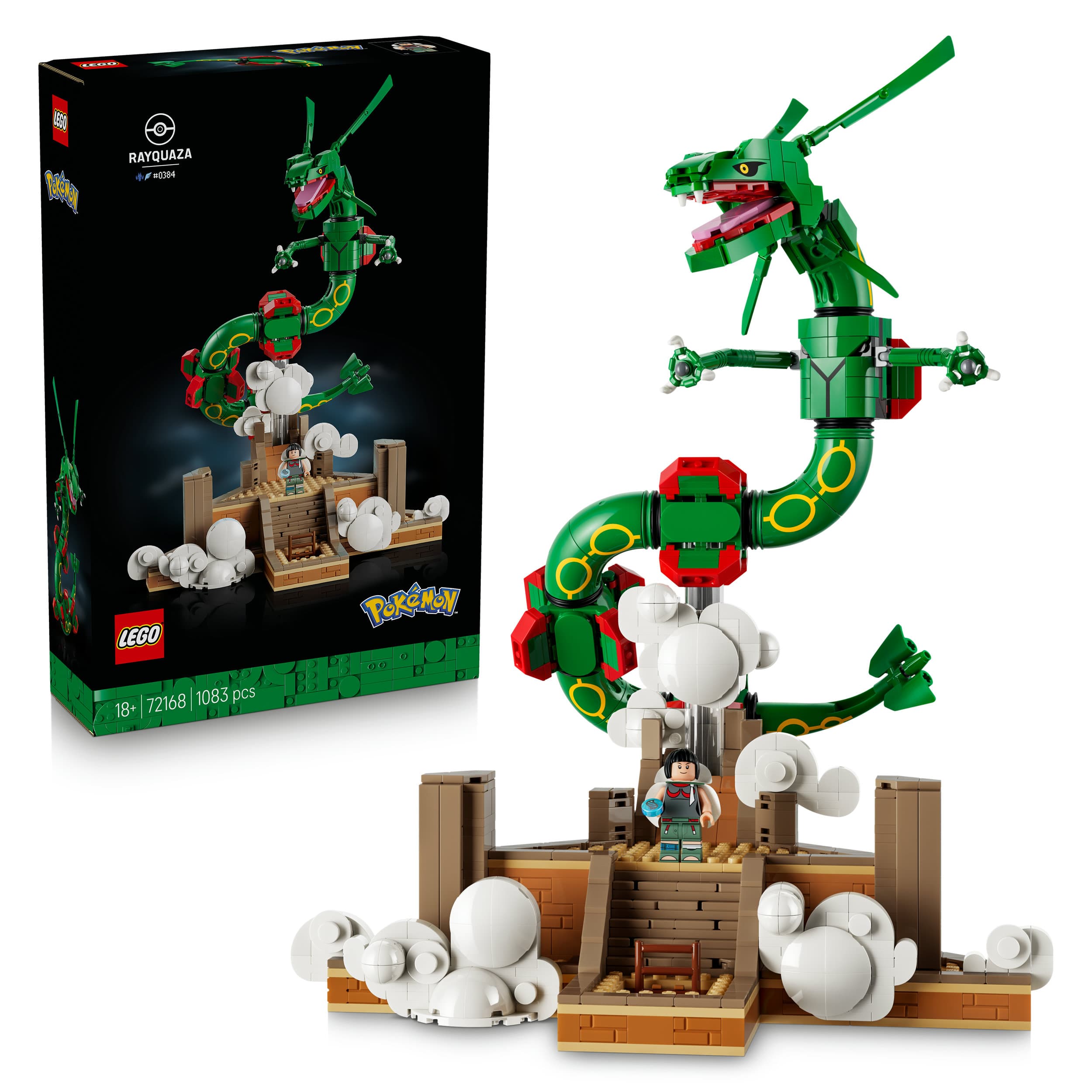 LEGO Pokémon Rayquaza Modellbau & Deko zum Videospiel 72168