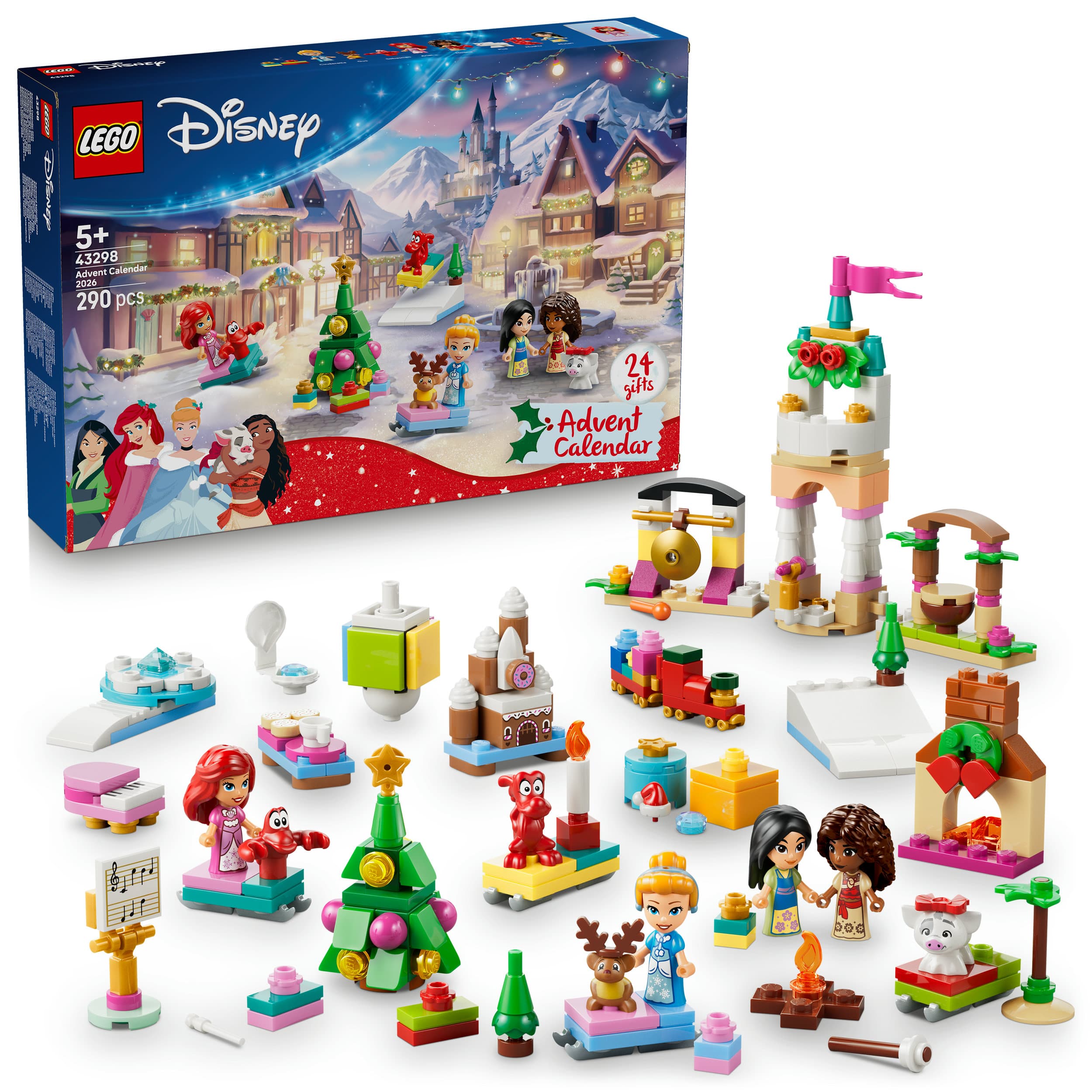LEGO Disney Princess Adventskalender 2026 für Kinder ab 5 Jahren 43298