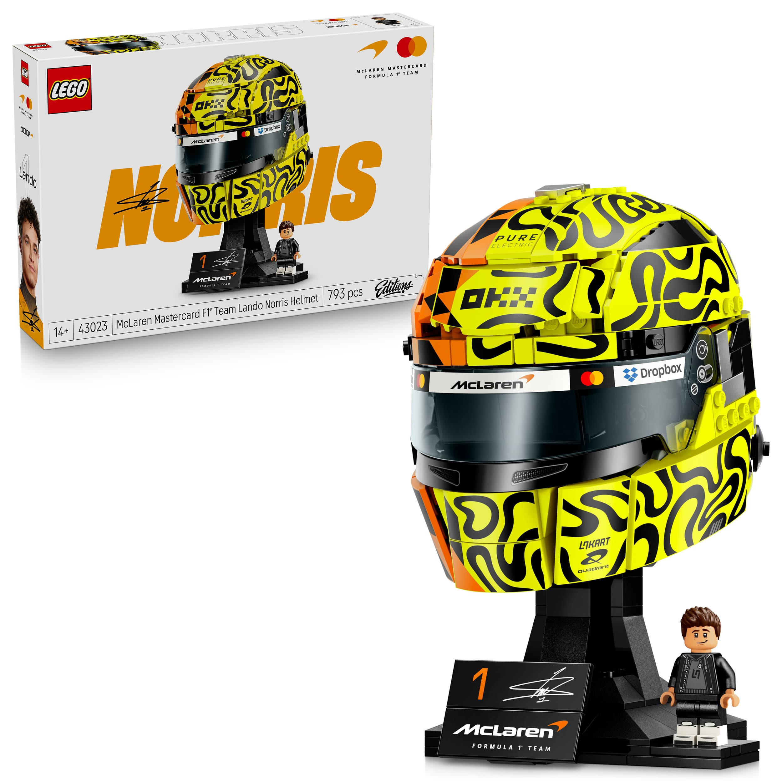 LEGO Editions 43023 McLaren Mastercard F1 Team Lando Norris’ Helm