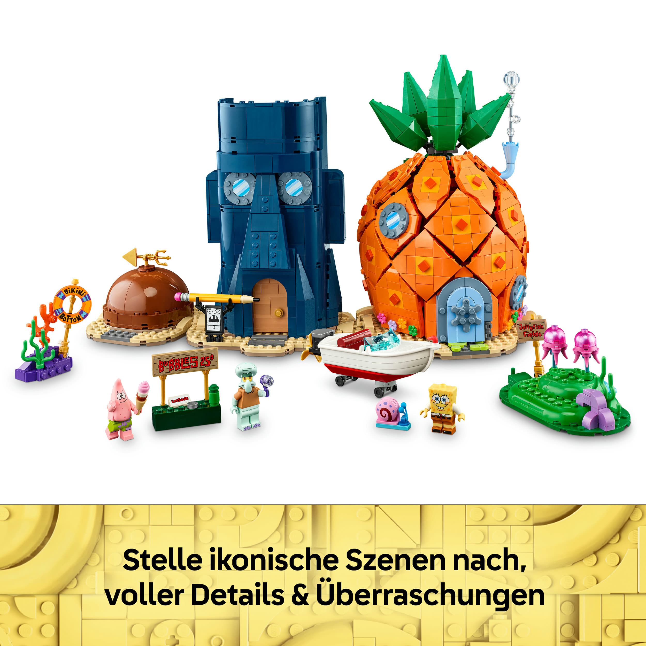 LEGO Icons SpongeBob Schwammkopf: Bikini Bottom Modellbausatz 11386
