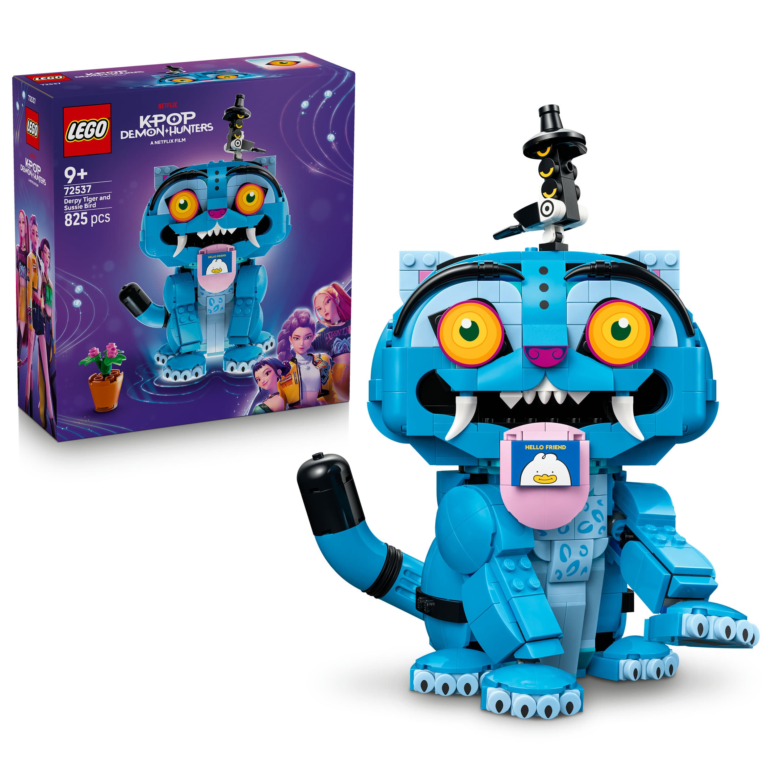 LEGO KPop Demon Hunters Der Tiger Derpy und die Elster Sussie 72537