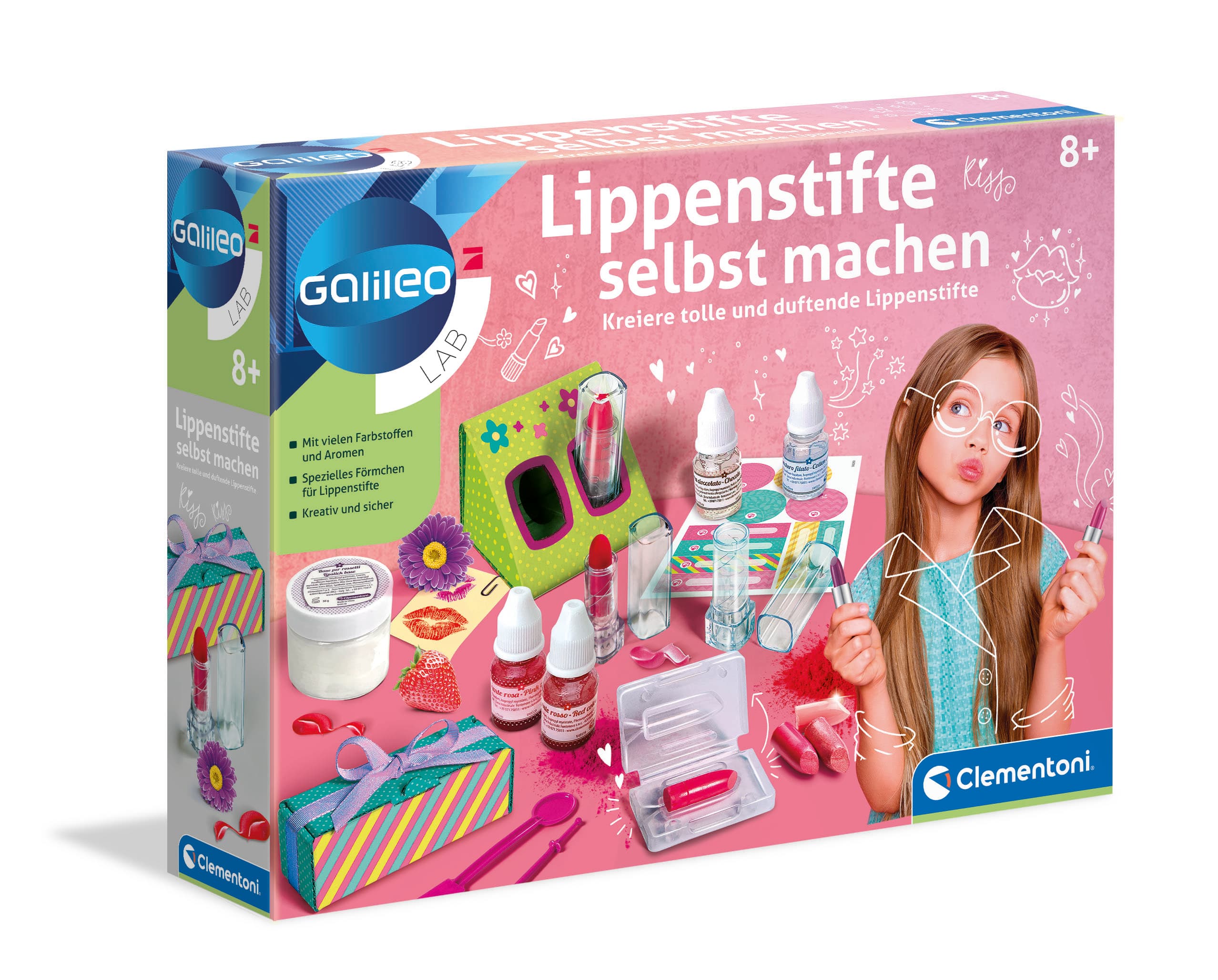 Clementoni - Galileo - Lippenstifte selbst machen 59318