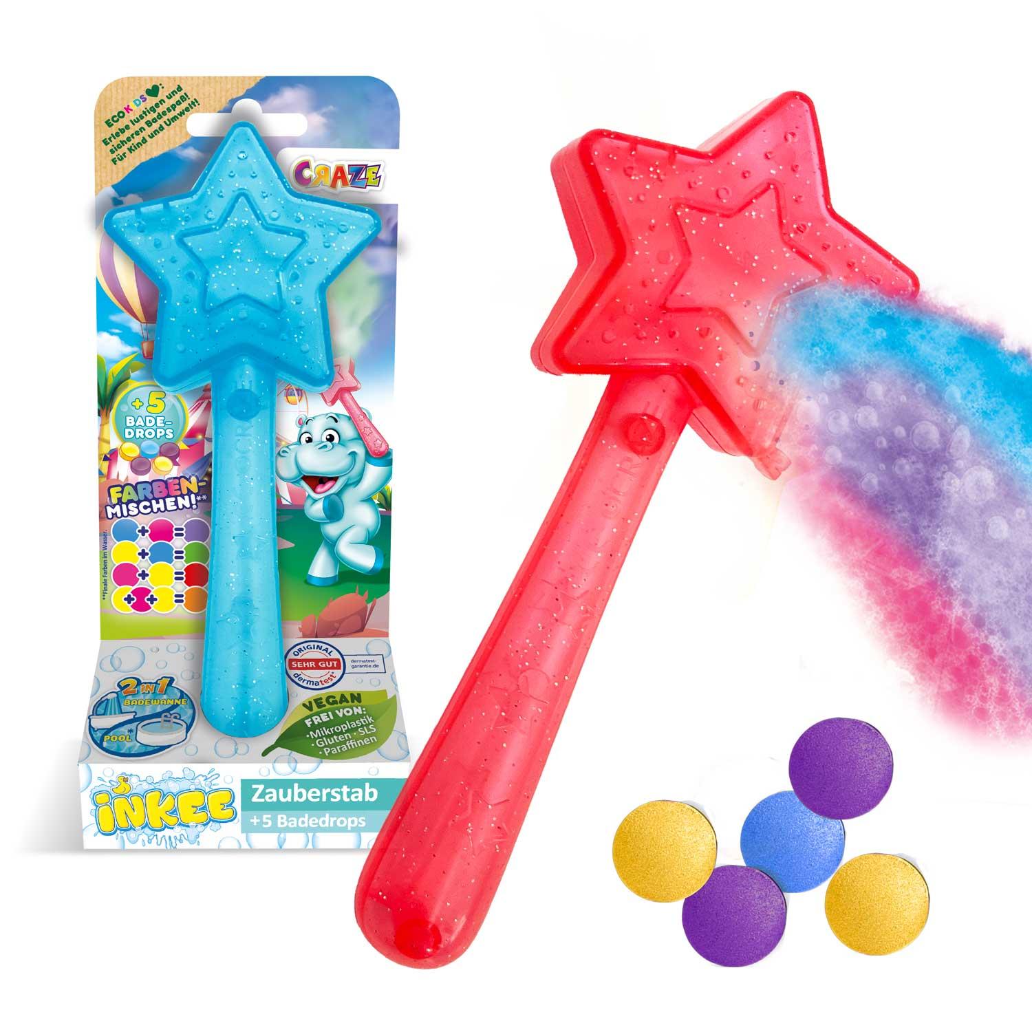 Produktbild CRAZE - INKEE Zauberstab Stern mit 5 Badedrops 3 von 6