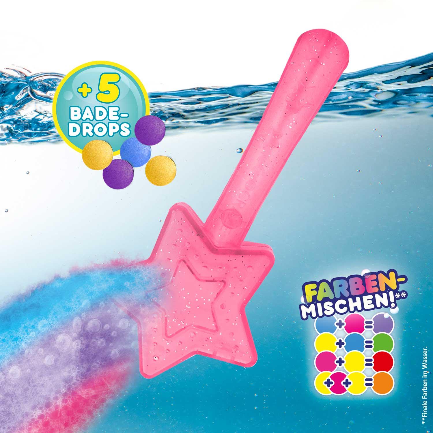 Produktbild CRAZE - INKEE Zauberstab Stern mit 5 Badedrops 5 von 6