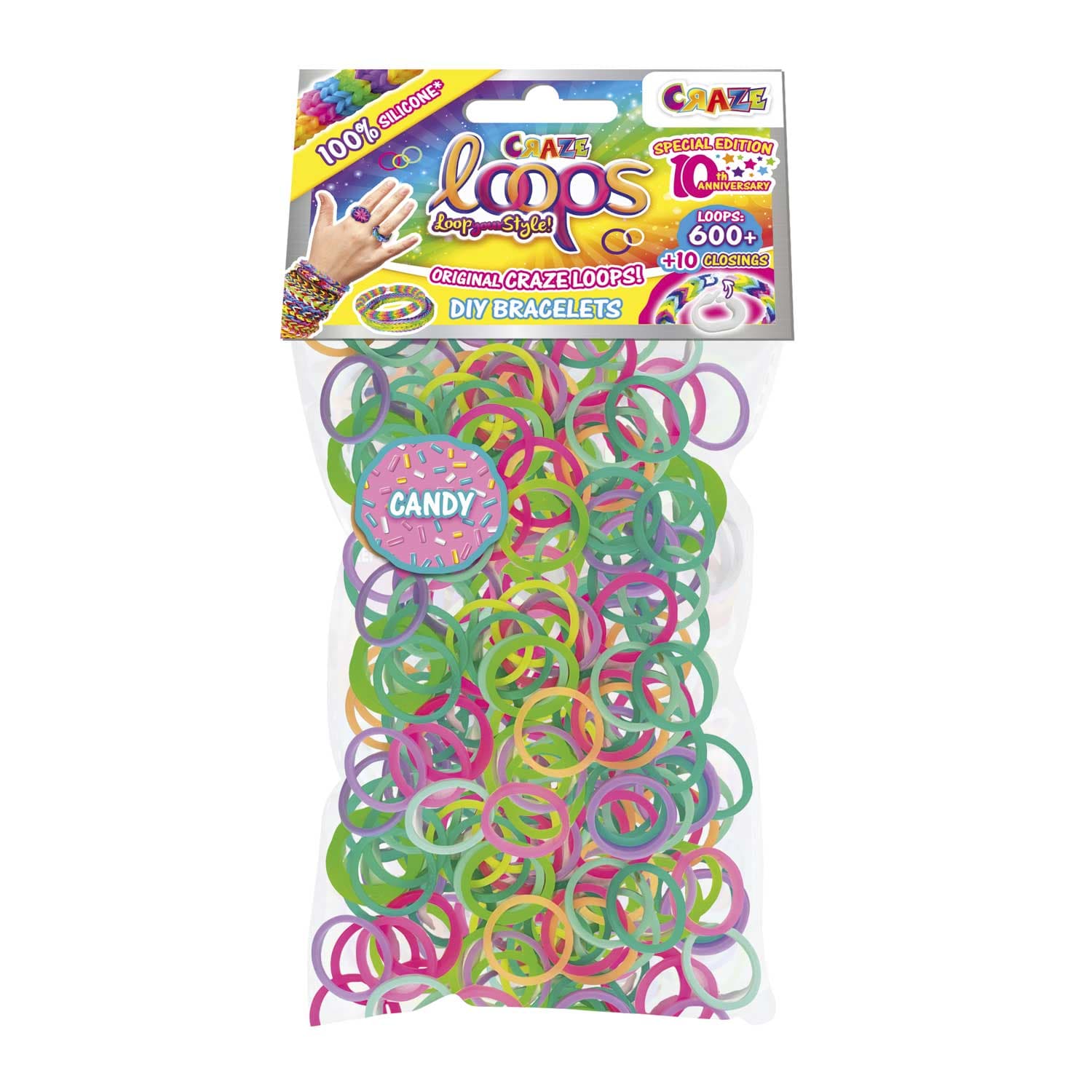 CRAZE - LOOPS 600er Foilbag  sortiert (Keine Auswahl möglich)
