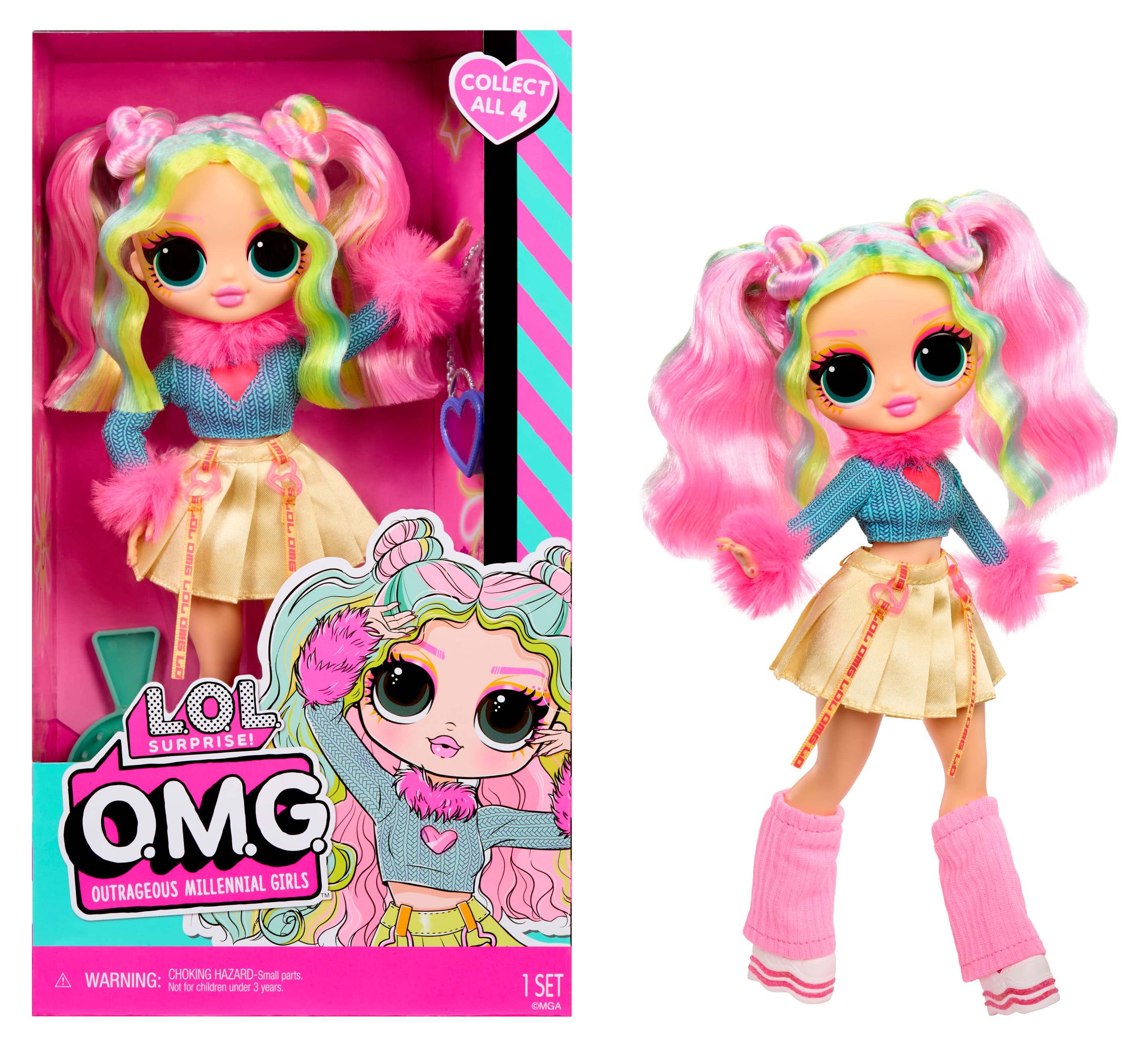 L.O.L. Surprise OMG Entry Doll - Bubblegum D.J.