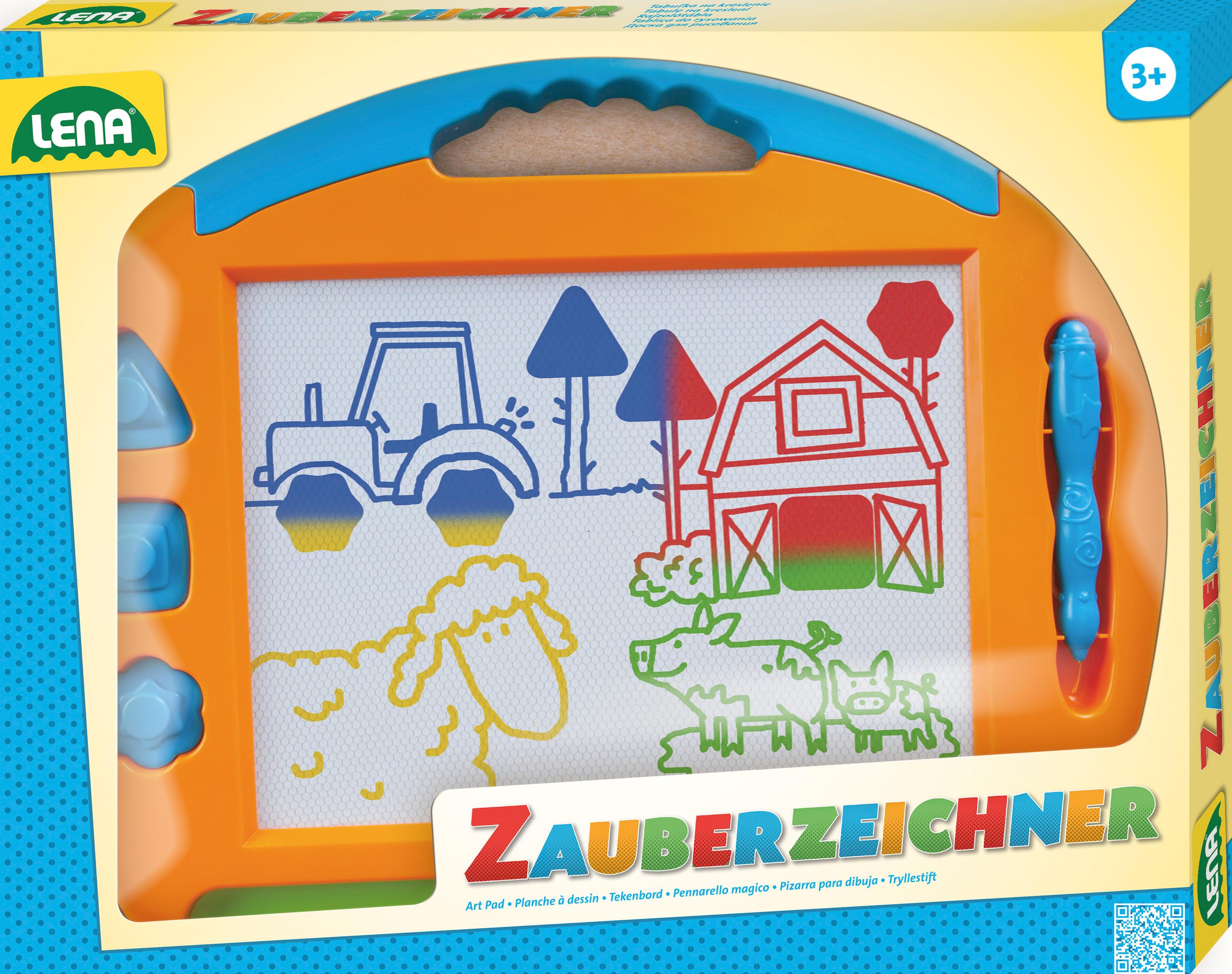 LENA Color Magnet-Zauberzeichner, groß, F, FS 65714