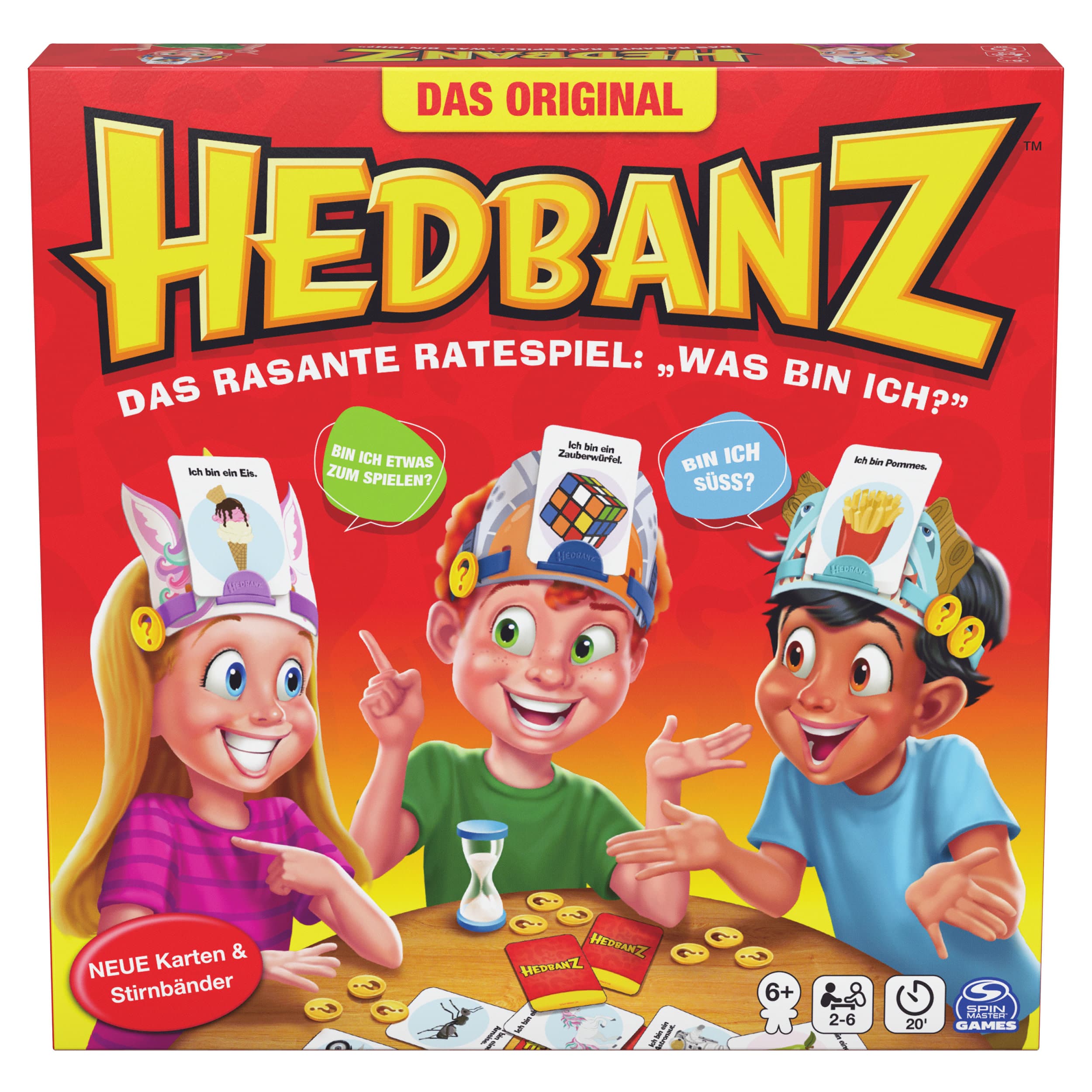 Spin Master Games Hedbanz - das rasante Ratespiel für die ganze Familie (Neuauflage 2025)