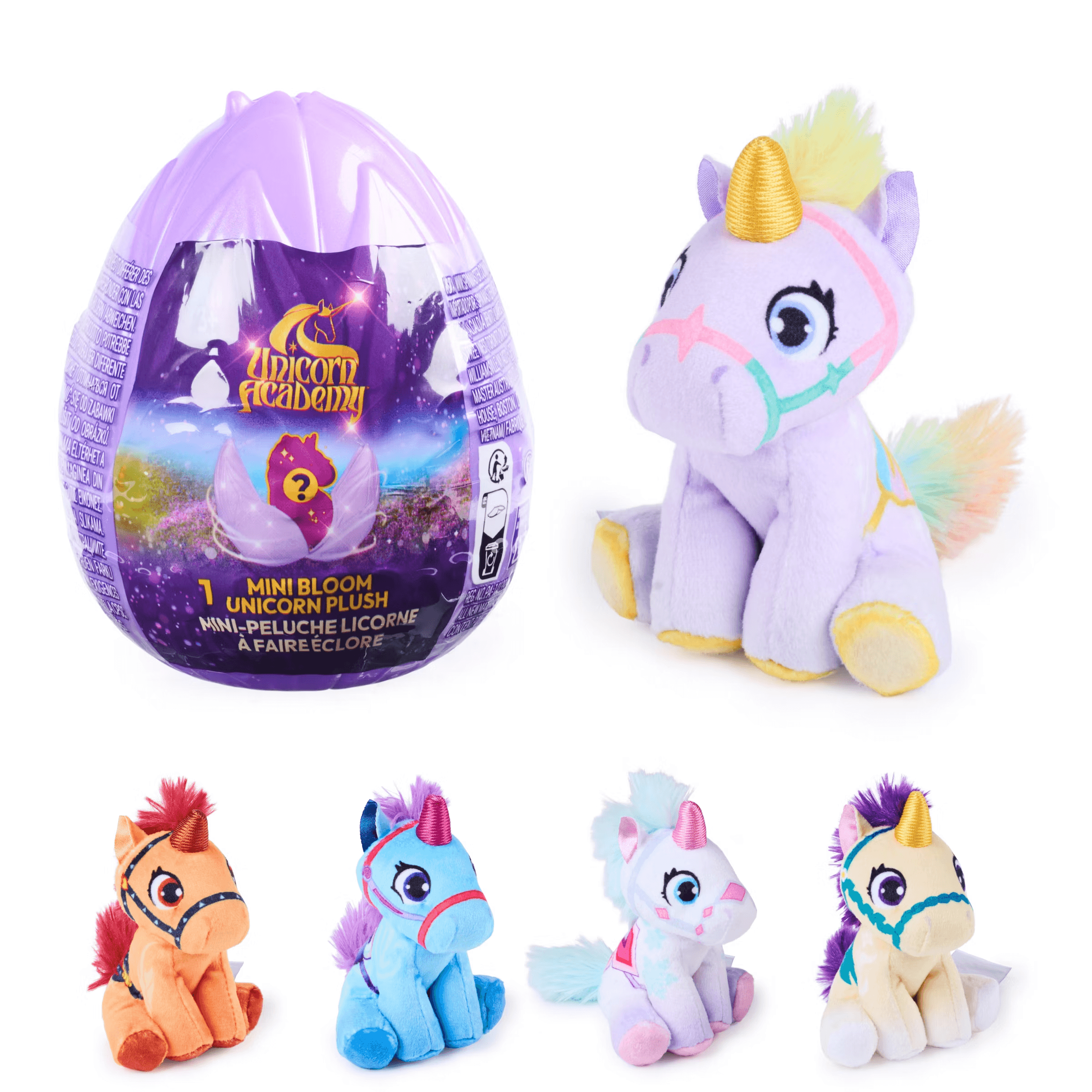 Unicorn Academy Collectible Unicorns Überraschungs-Plüschfigur, 1 Stück sortiert