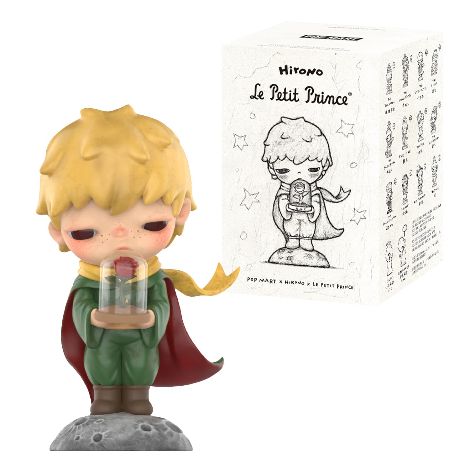 Pop Mart Hirono×Le Petit Prince. Sammelfigur in Blindbox - sortiert - eine Packung enthält eine zufällige Figur