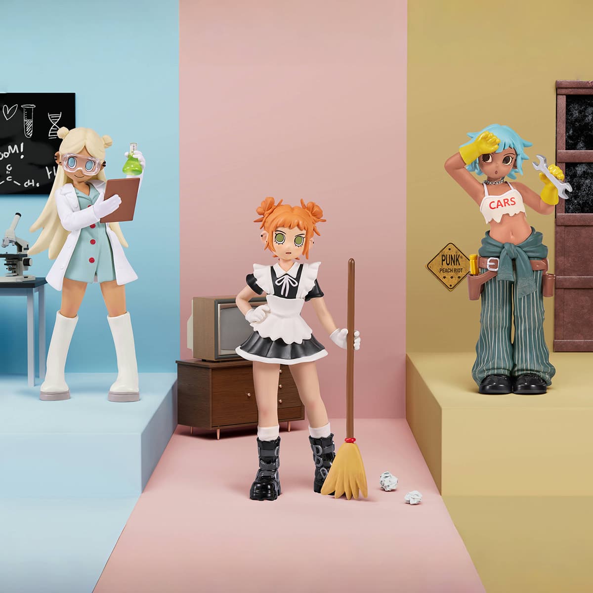 Produktbild Pop Mart Peach Riot Rush Hour Series Figures. Sammelfigur in Blindbox - sortiert 7 von 8