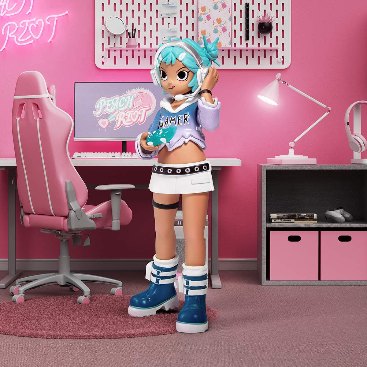 Produktbild Pop Mart Peach Riot Rush Hour Series Figures. Sammelfigur in Blindbox - sortiert 5 von 8