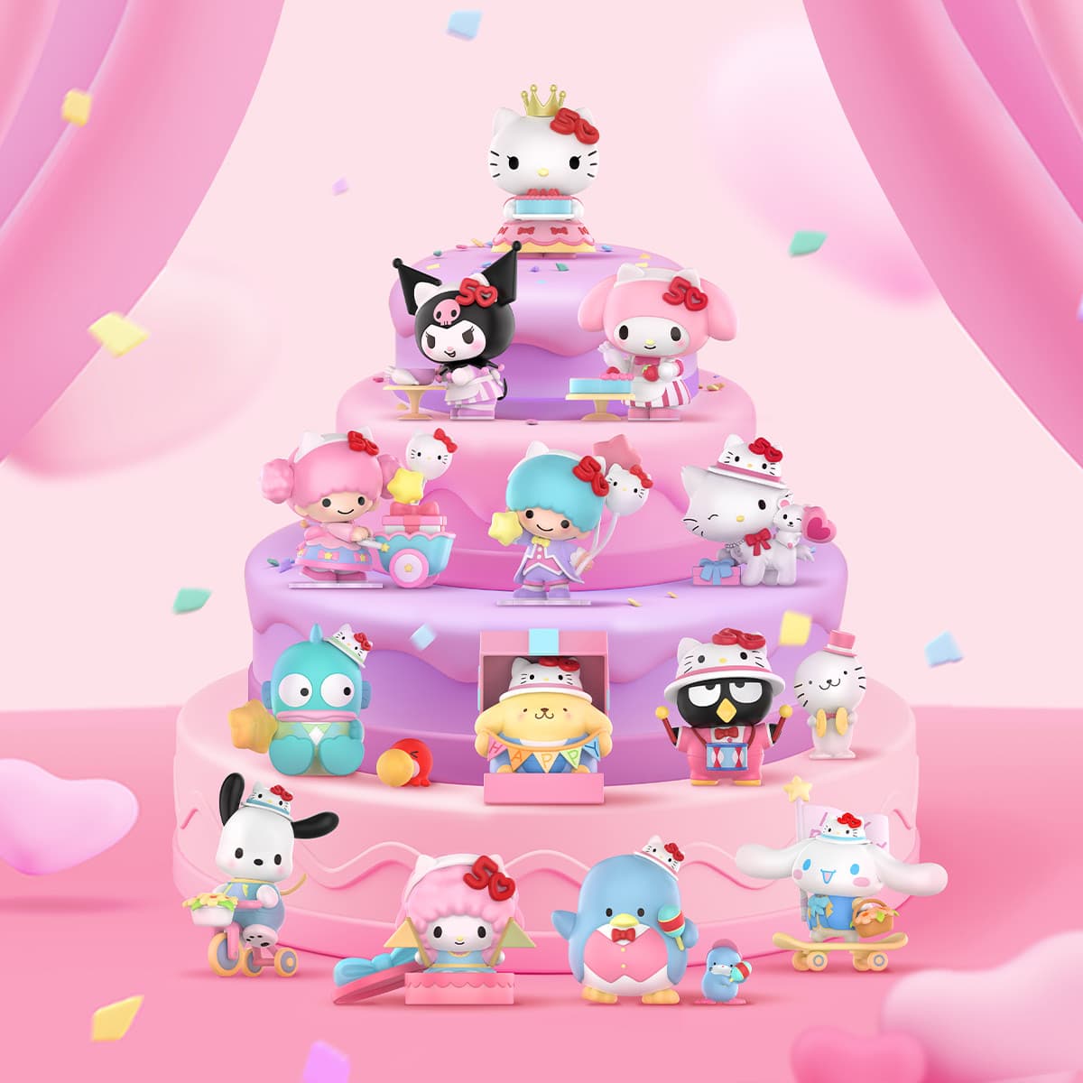 Produktbild Pop Mart Sanrio Hello Kitty 50th Anniversary Serie. Sammelfigur in Blindbox - sortiert 6 von 6