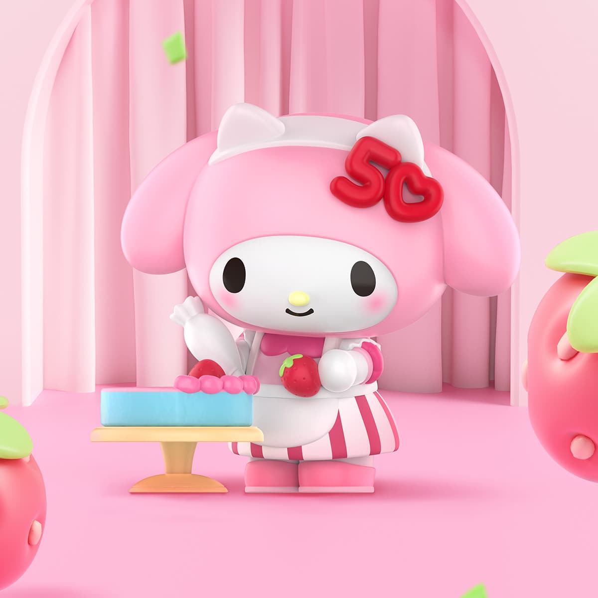 Produktbild Pop Mart Sanrio Hello Kitty 50th Anniversary Serie. Sammelfigur in Blindbox - sortiert 2 von 6