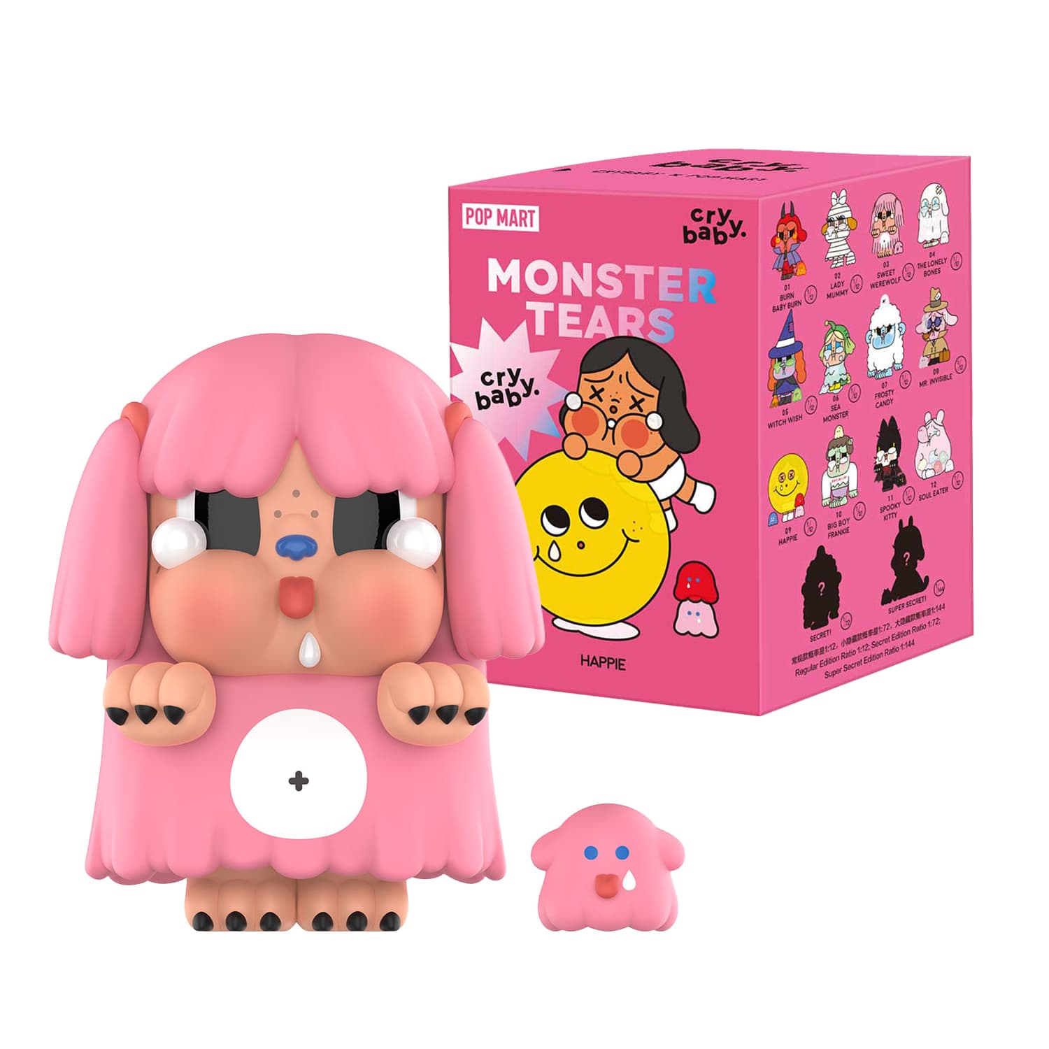 Pop Mart CRYBABY Monster Tears Series Figures. Sammelfigur in Blindbox - sortiert