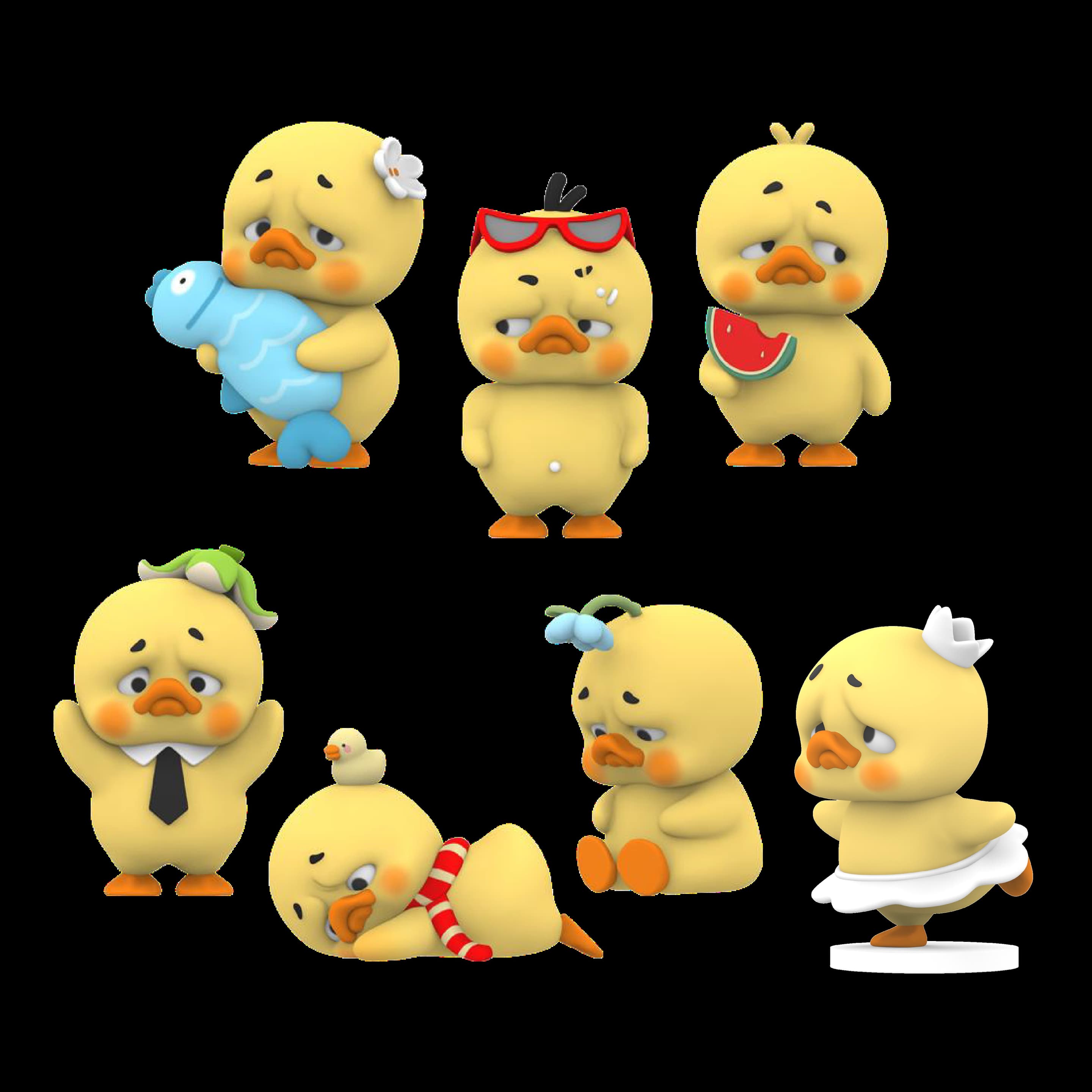 Upset Duck Stop the Spiral Blind Box 6cm