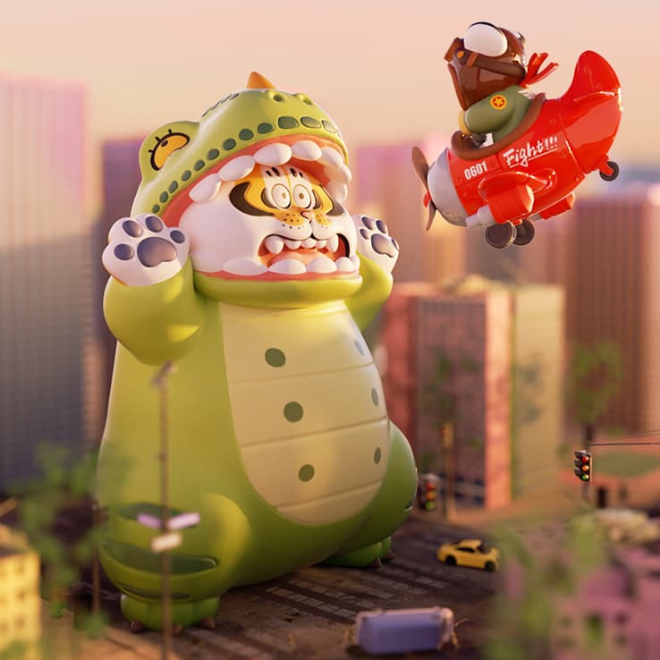 Produktbild Funism Alexander The Fat Tiger-Roaring Love. Sammelfigur in Blindbox - sortiert - eine Packung enthält eine zufällige Figur 8 von 8