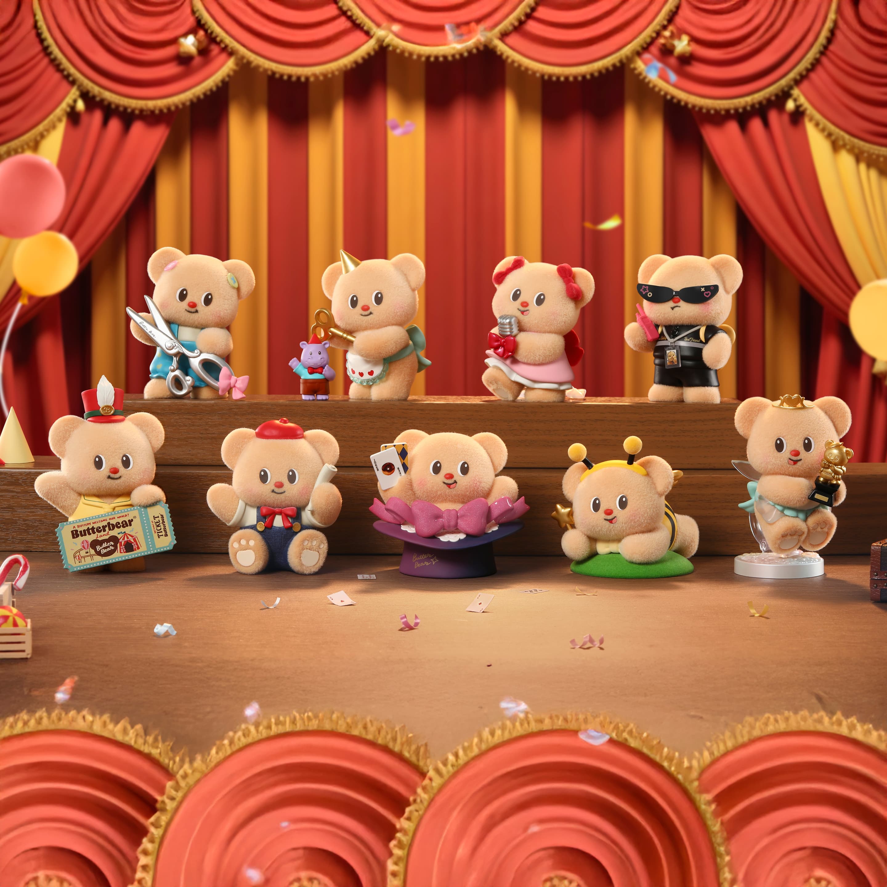 Funism Butterbear Adorable Influencer - Sammelfigur in Blindbox - sortiert