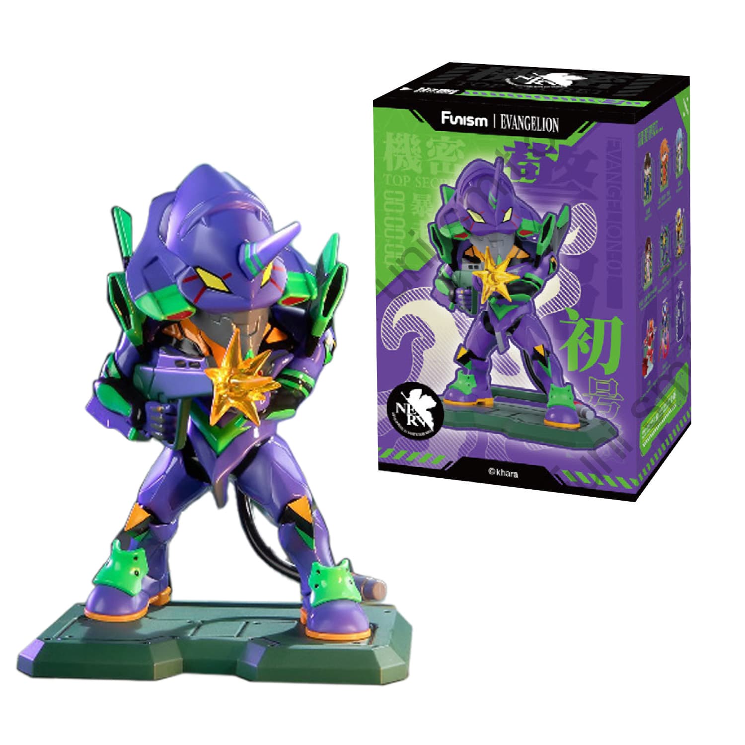 Funism EVA Neon Genesis Evangelion. Sammelfigur in Blindbox - sortiert - eine Packung enthält eine zufällige Figur