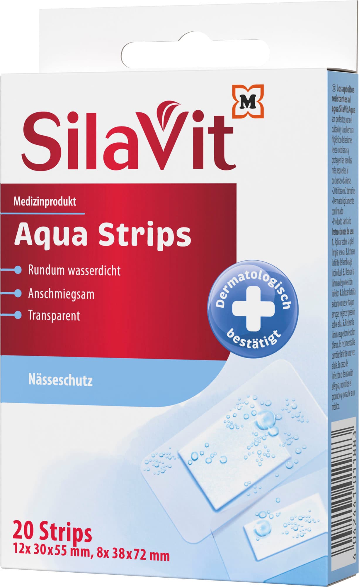 SilaVit Pflasterstrips Aqua