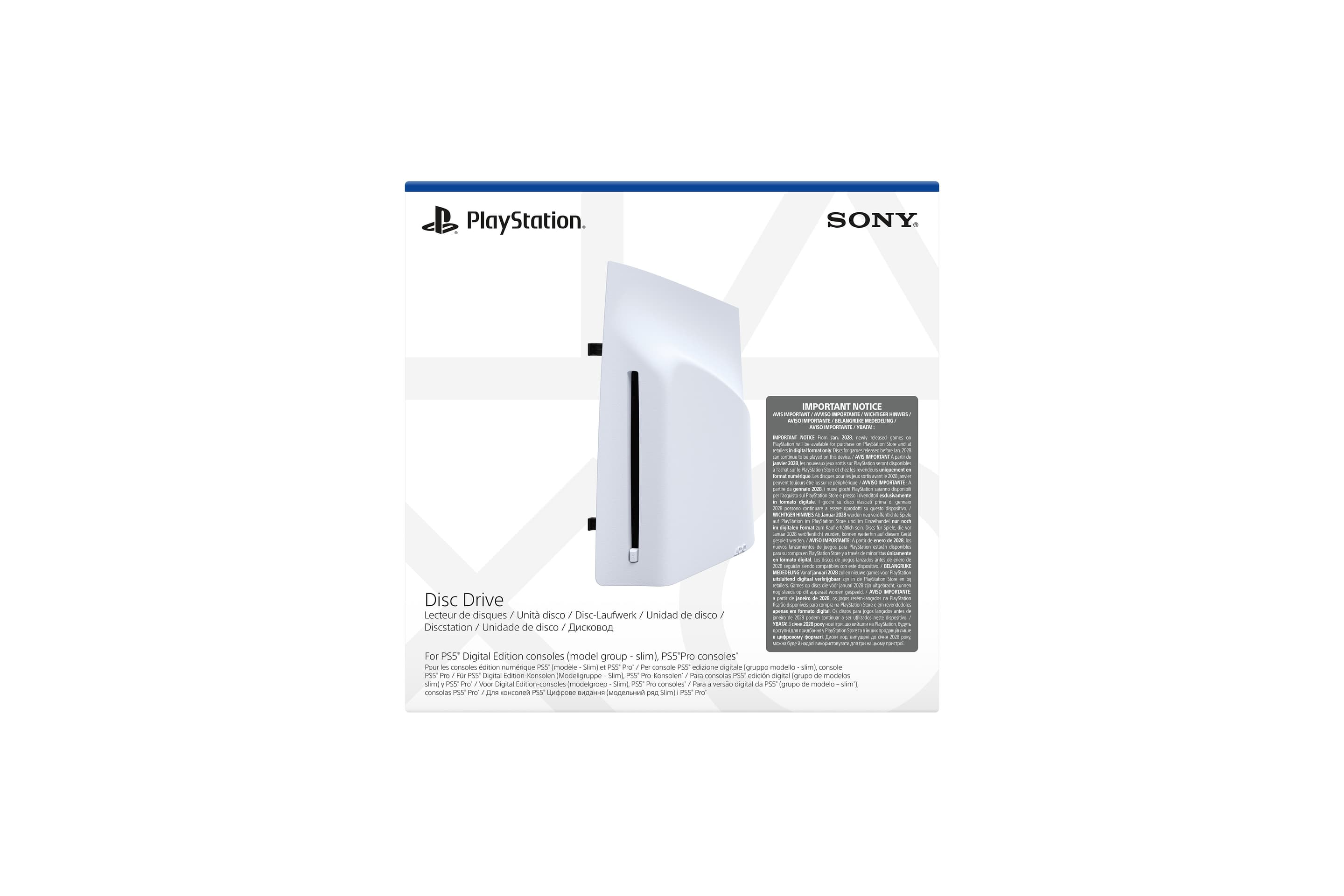 Disc-Laufwerk für PS5® Pro-Konsolen und PS5 Digital Edition-Konsolen