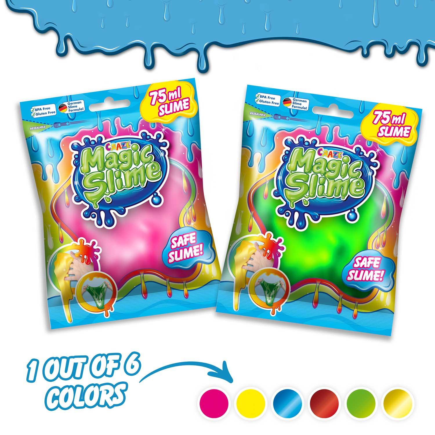 CRAZE - MAGIC SLIME Beutel mit 75ml Schleim - sortiert