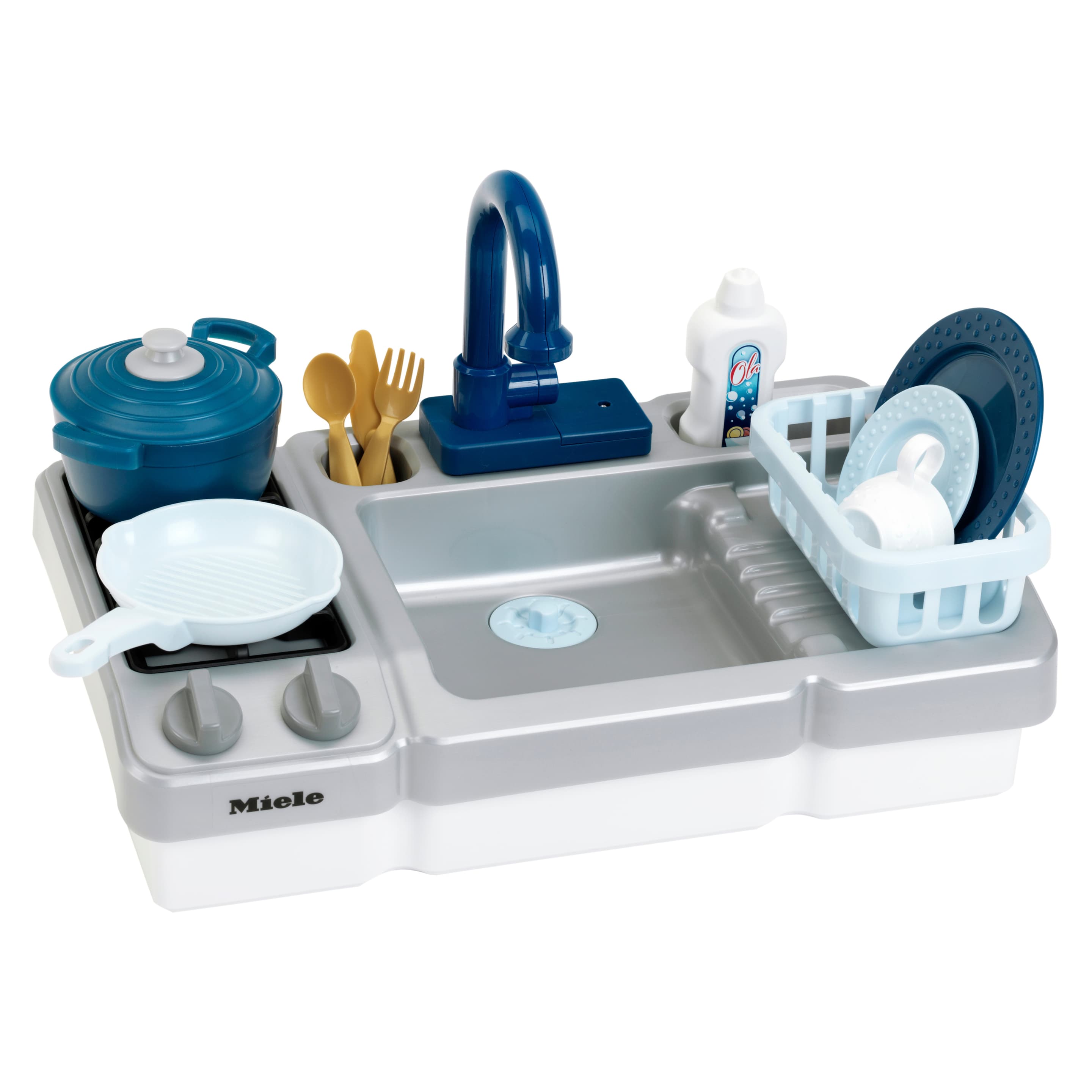 Theo Klein 7166 Miele - Spüle mit Wasserfunktion und Kochfeld