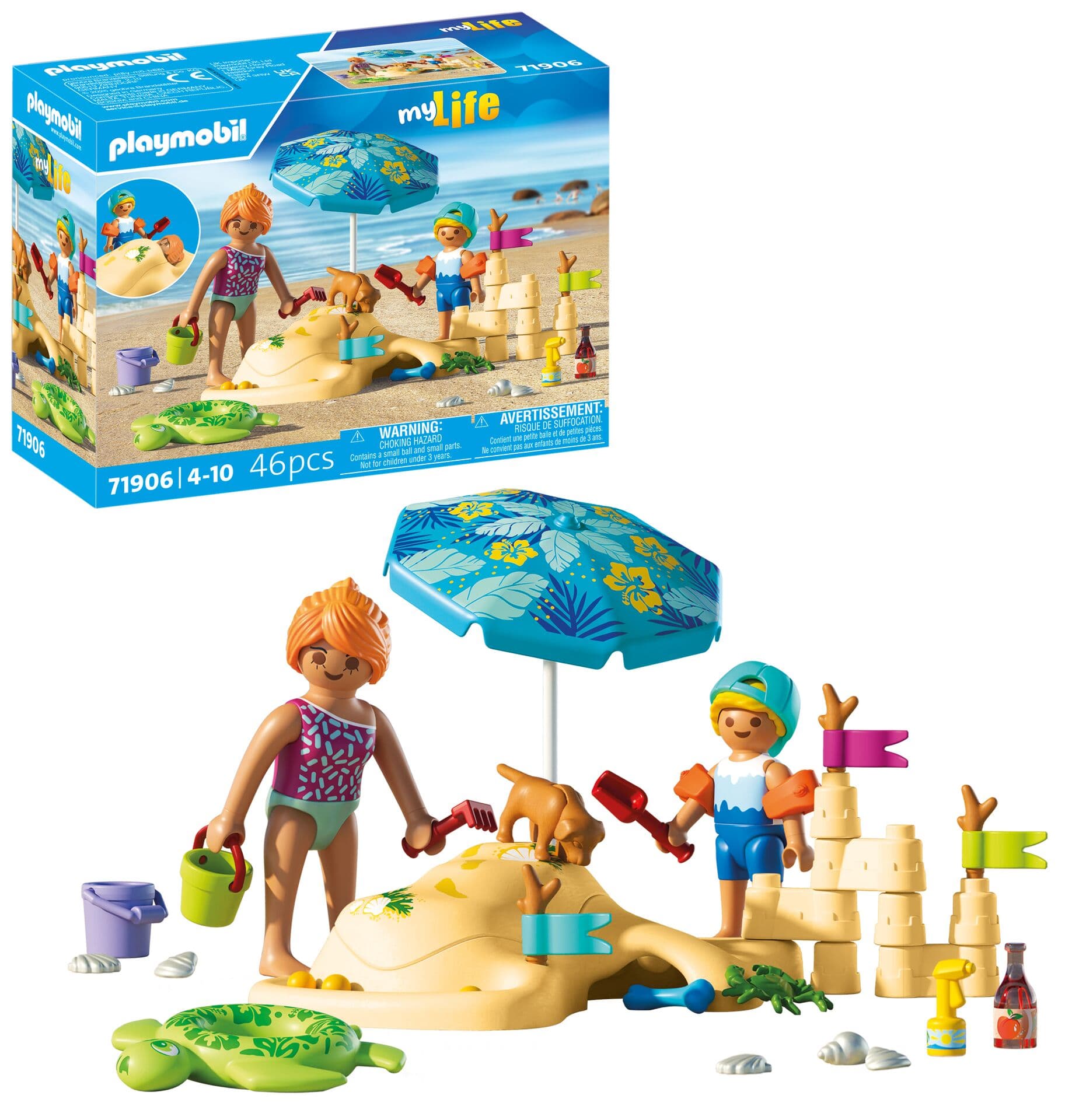 Produktbild PLAYMOBIL 71906 - my Life - Familienspaß am Strand 3 von 5